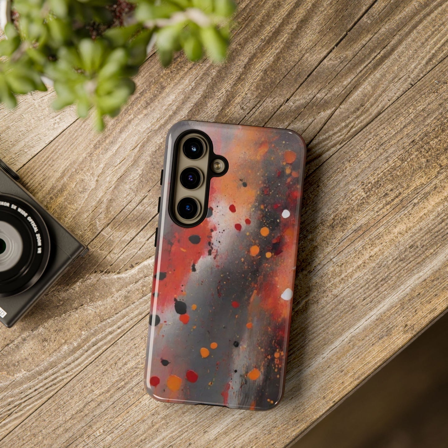 Tough Case Phone Case for Samsung Galaxy S25/S24 – Dual Layer, Matte/Glossy Finish, Wireless Charging Compatible