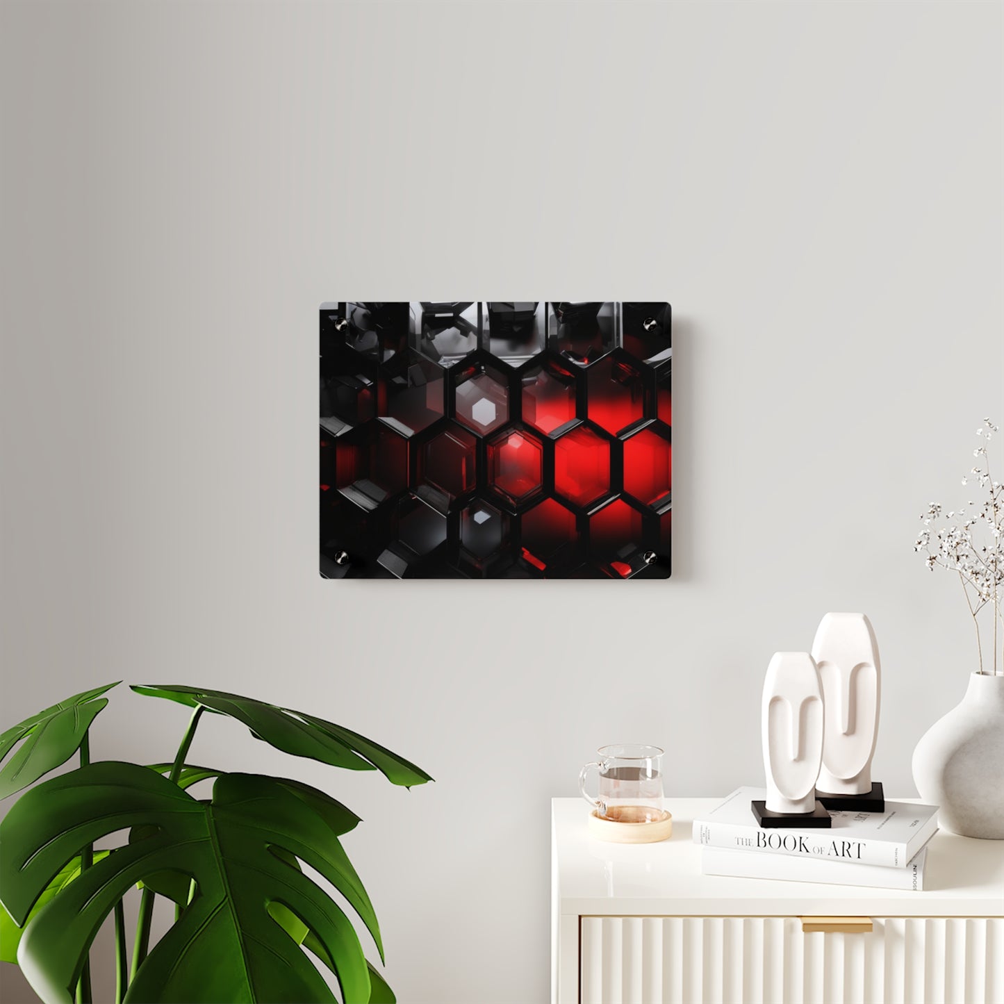 Acrylic Wall Art Panel, Modern Decor, Office Wall Art, Home Aesthetic, Unique Gift, Contemporary Artwork