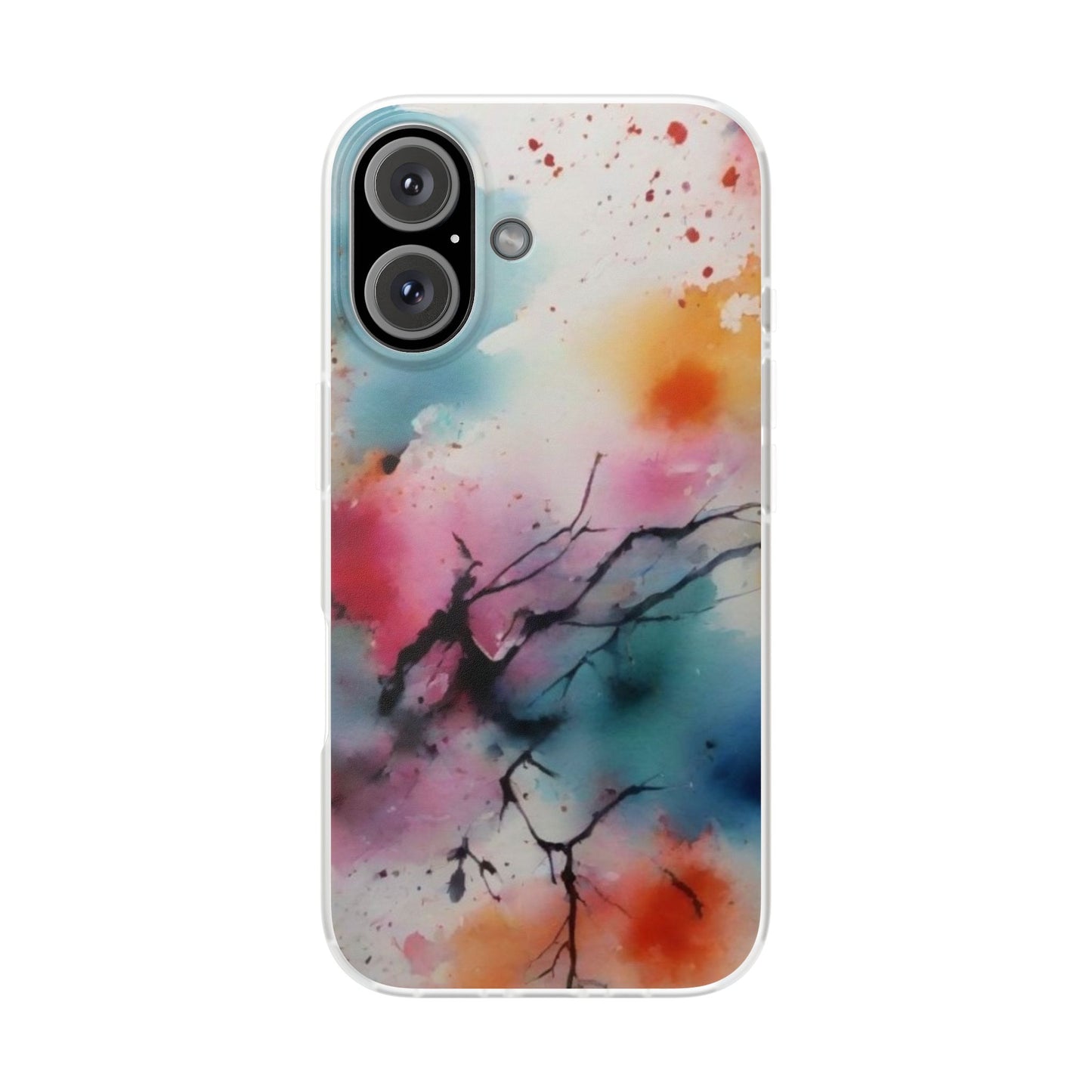 Flexi Clear TPU Case for iPhone 16/15 & Samsung Galaxy S25 – Slim, Lightweight, Wireless Charging Compatible