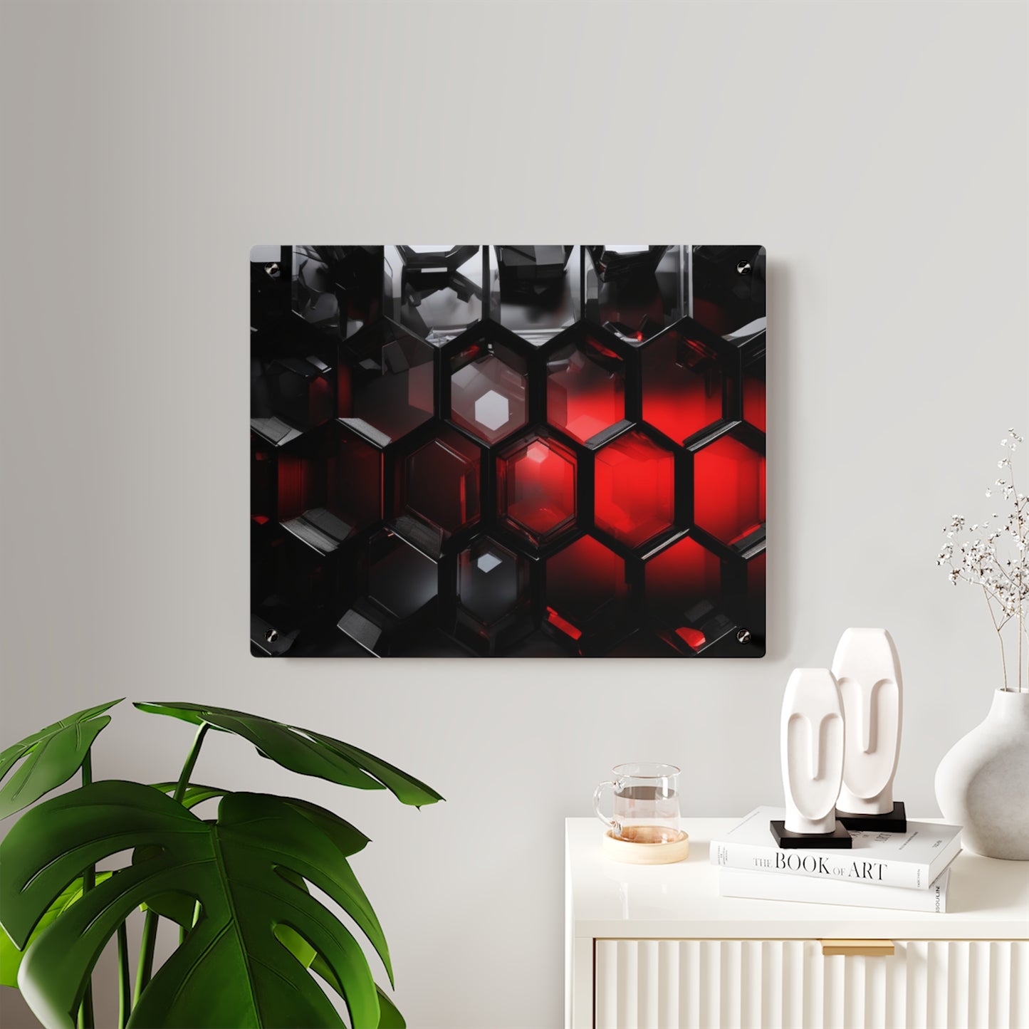 Acrylic Wall Art Panel, Modern Decor, Office Wall Art, Home Aesthetic, Unique Gift, Contemporary Artwork