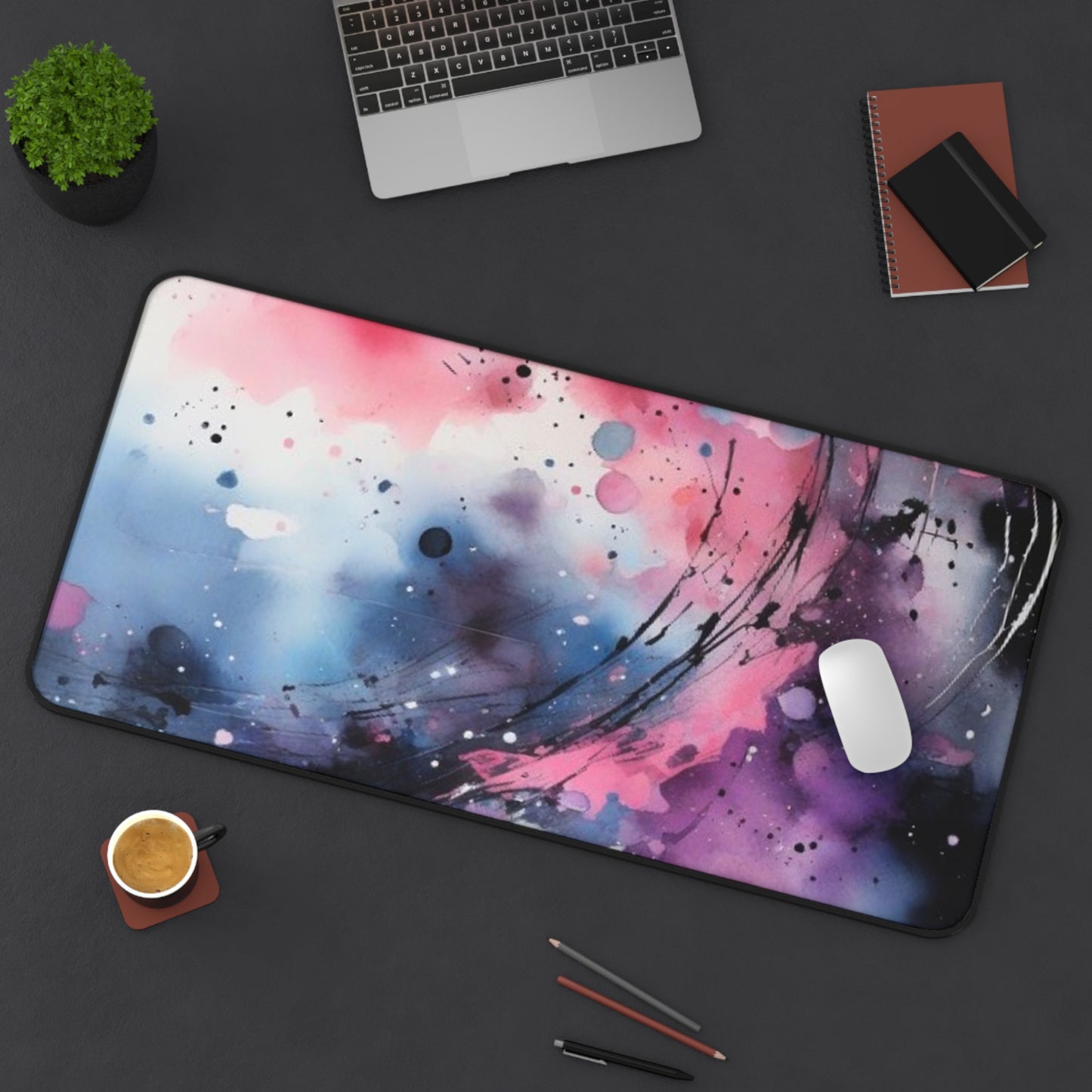 Large Gaming Mouse Pad – Premium Mouse Pad & Tech Accessory for Home & Office, Premium Desk Mat, Gaming Mouse Pad, Non-slip, Artistic Desk Mat - Colorful Abstract Design for Home Office & Study