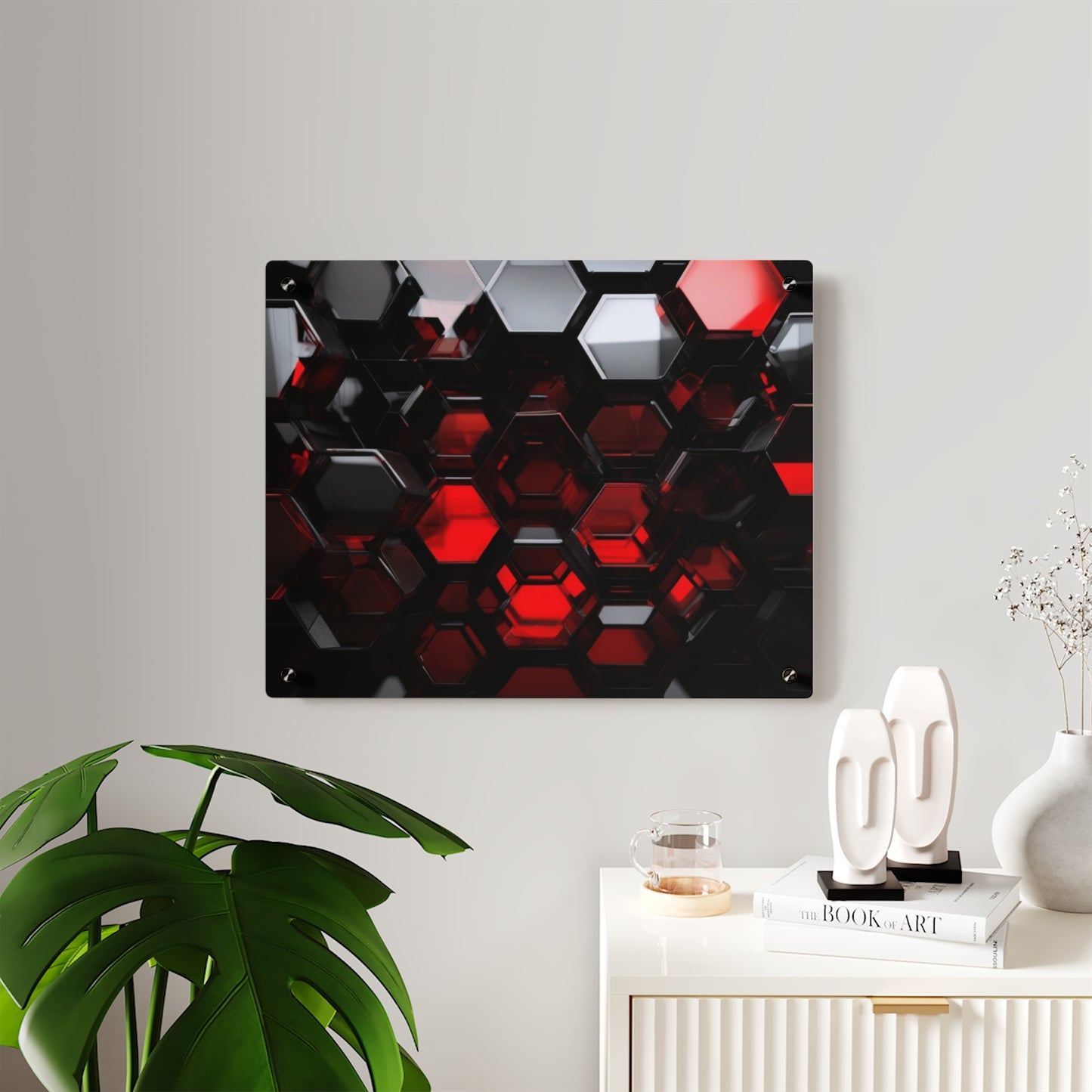 Modern Acrylic Wall Art Panels - Geometric Home Decor, Unique Wall Decor, Abstract Art, Contemporary Design, Gift for Art Lovers