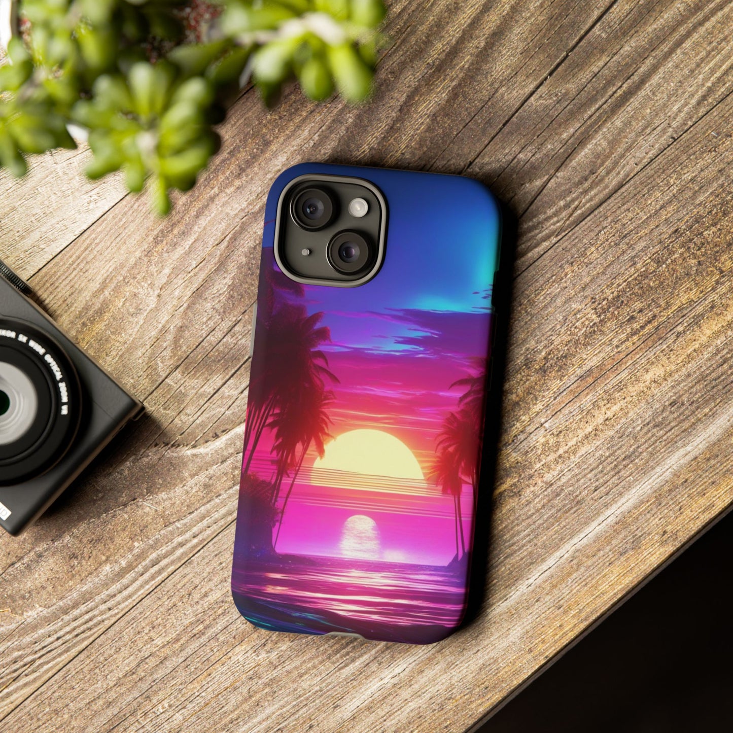 iPhone Tough Case Phone Case for iPhone 14\15\16 – Dual Layer, Matte/Glossy Finish, Wireless Charging Compatible