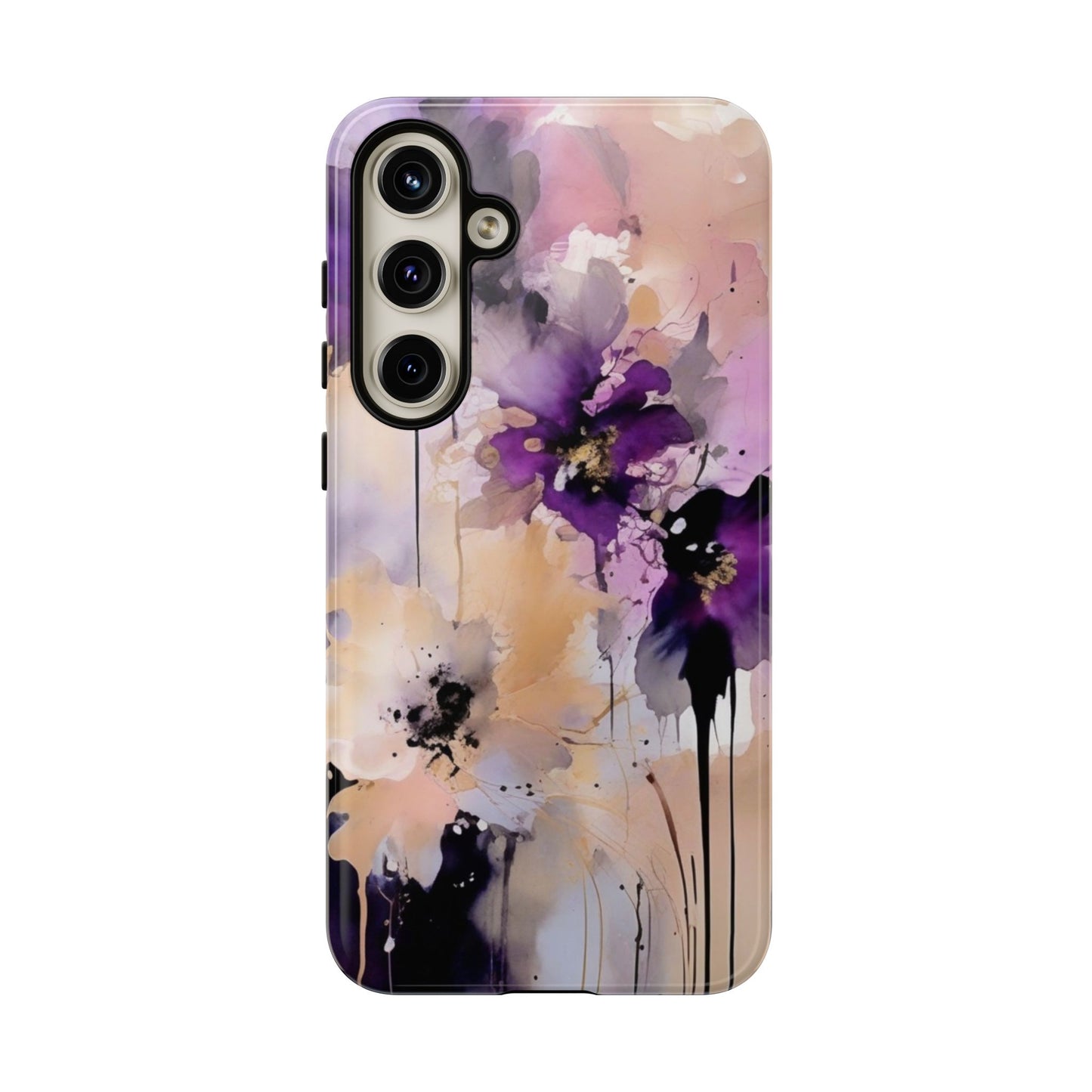 Tough Case Phone Case for Samsung Galaxy S25/S24 – Dual Layer, Matte/Glossy Finish, Wireless Charging Compatible