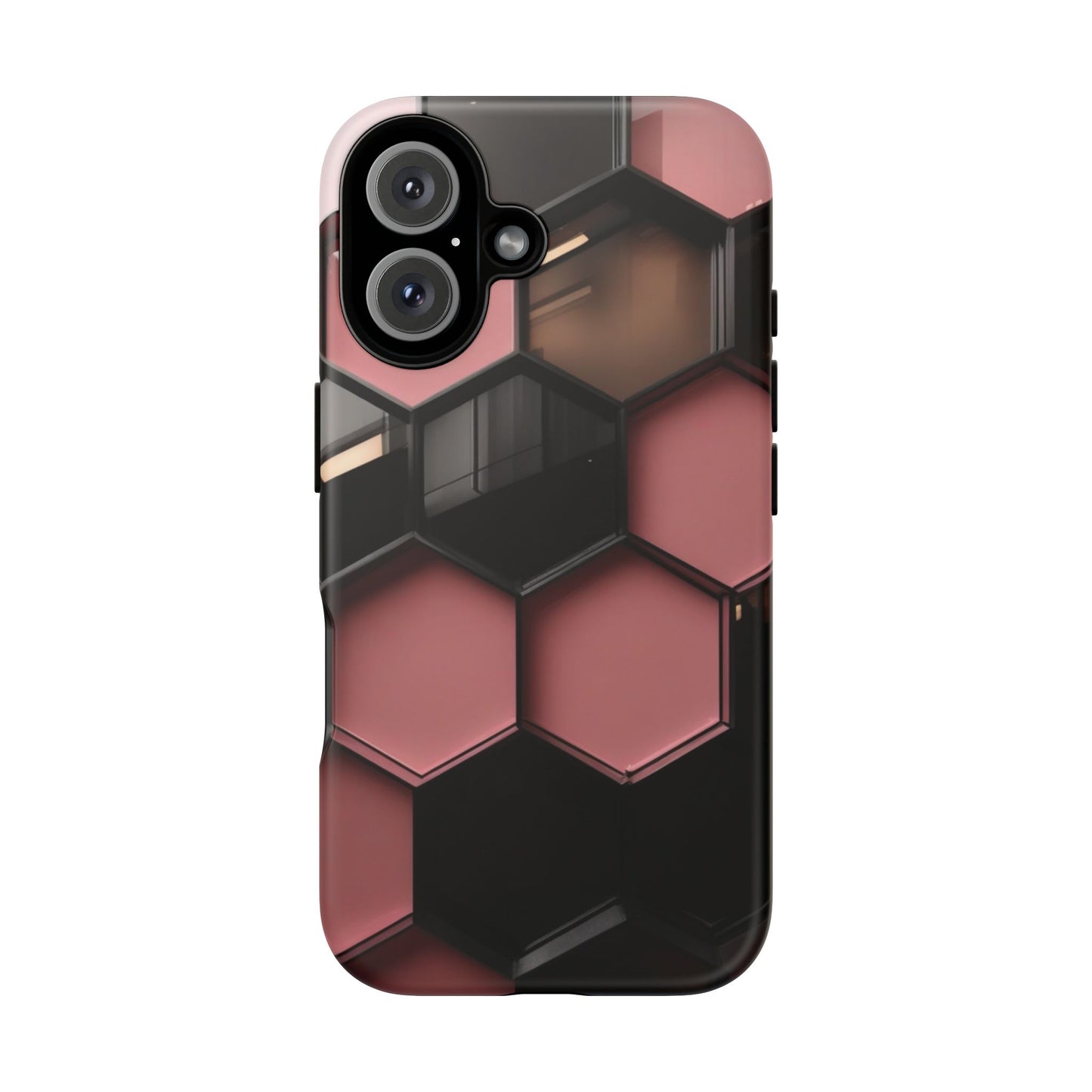 iPhone Tough Case Phone Case for iPhone 14\15\16 – Dual Layer, Matte/Glossy Finish, Wireless Charging Compatible