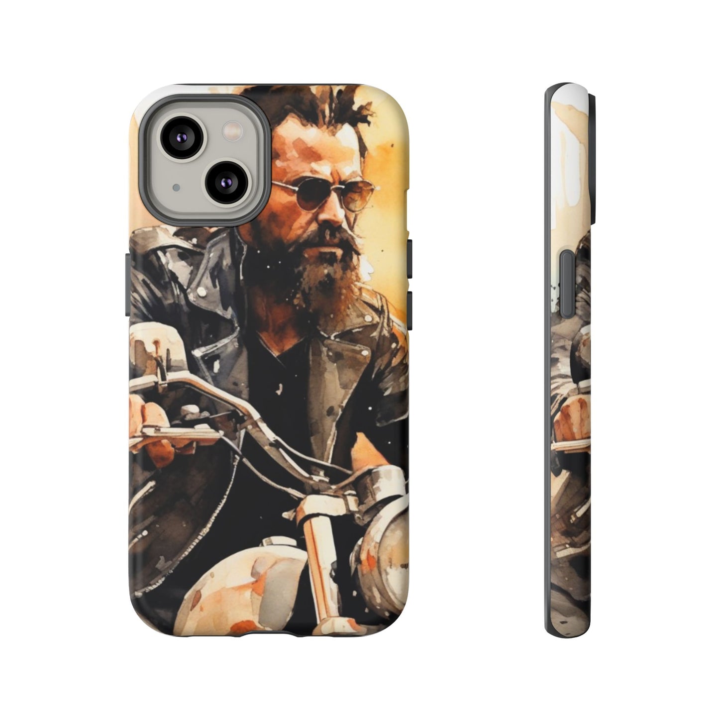 iPhone Tough Case Phone Case for iPhone 14\15\16 – Dual Layer, Matte/Glossy Finish, Wireless Charging Compatible