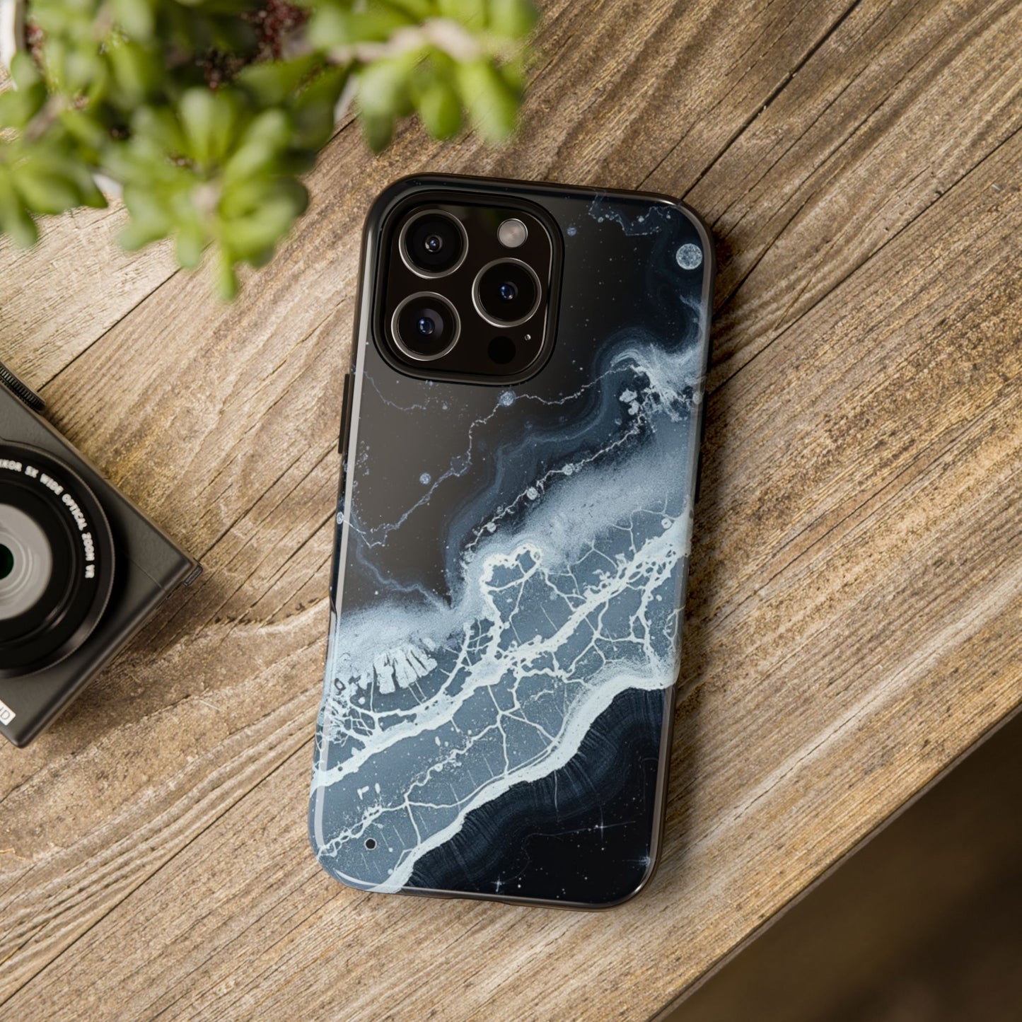 Tough Case Phone Case for iPhone 16, Samsung Galaxy S25– Dual Layer, Matte/Glossy Finish, Wireless Charging Compatible