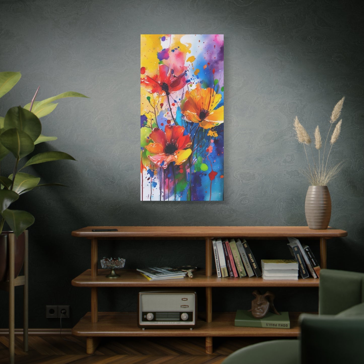 Abstract Art Canvas Print – Modern Wall Art, Digital Artwork, Matte Canvas, Ready to Hang, Home & Office Décor, Modern Wall Décor