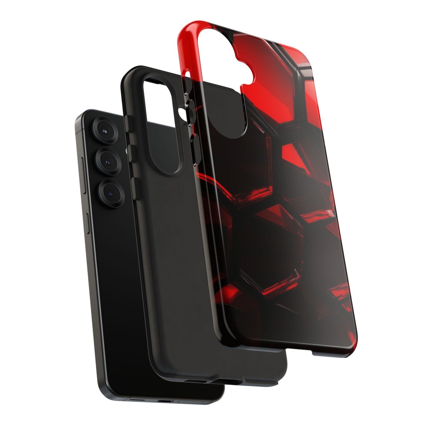 Tough Case Phone Case for Samsung Galaxy S25/S24 – Dual Layer, Matte/Glossy Finish, Wireless Charging Compatible
