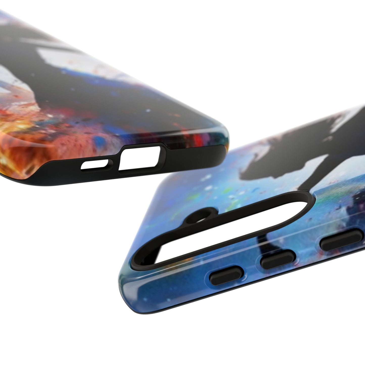 Tough Case Phone Case for Samsung Galaxy S 24/S25 – Dual Layer, Matte/Glossy Finish, Wireless Charging Compatible