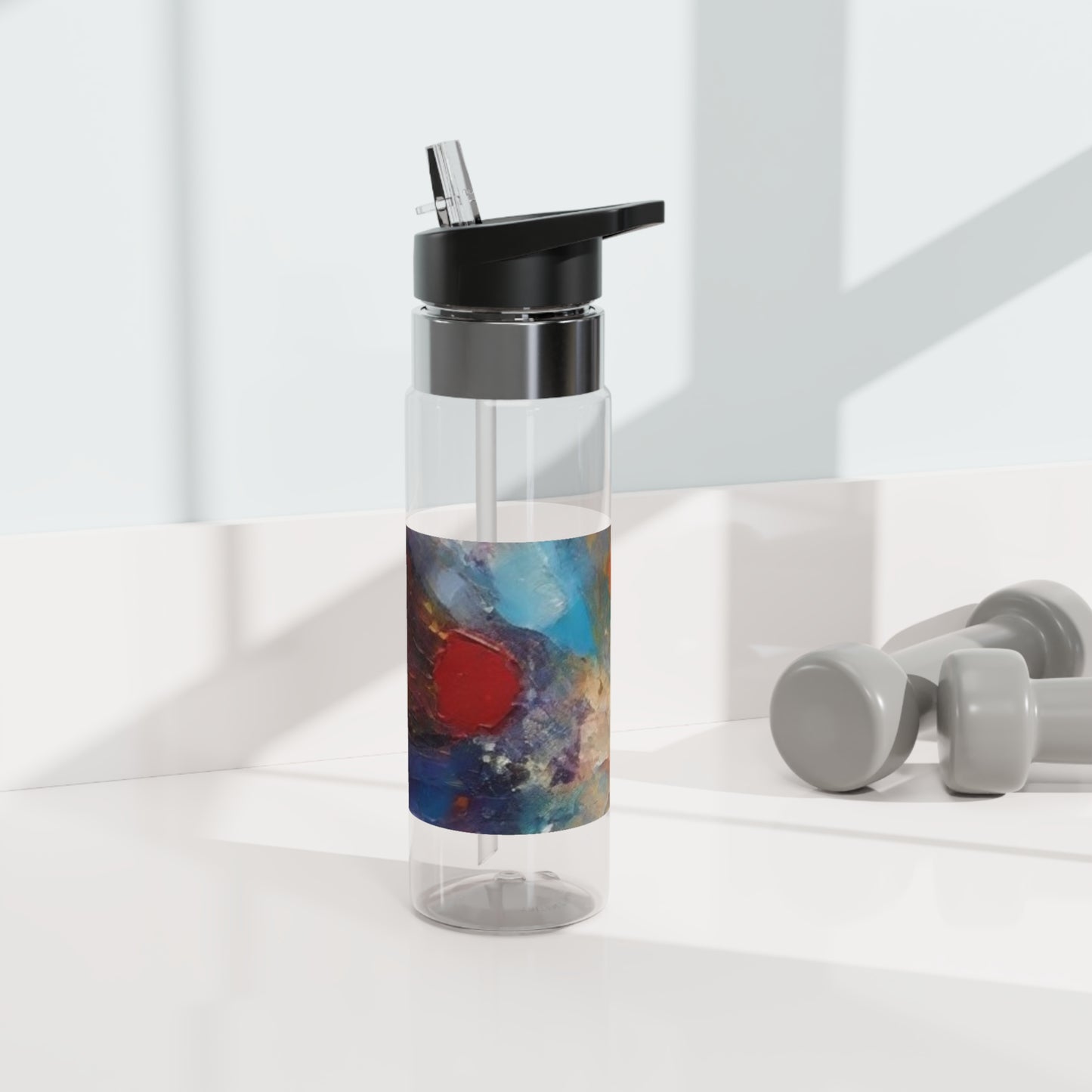 Kensington Tritan™ Sport Water Bottle – 20oz, BPA-Free, Lightweight & Spill-Resistant with Straw