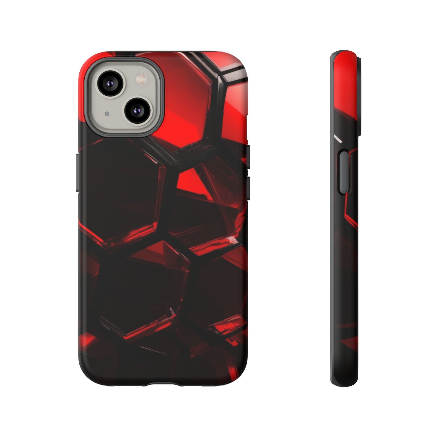 iPhone Tough Case Phone Case for iPhone 14\15\16 – Dual Layer, Matte/Glossy Finish, Wireless Charging Compatible