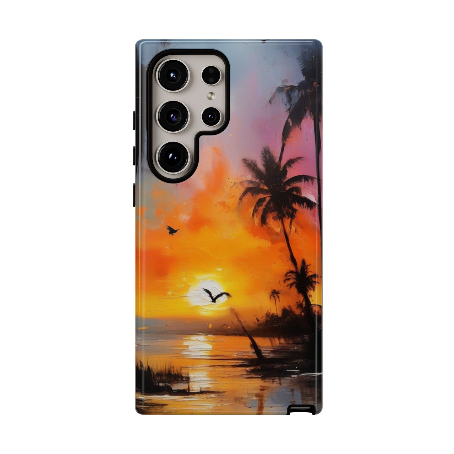Tough Case Phone Case for Samsung Galaxy S25/S24 – Dual Layer, Matte/Glossy Finish, Wireless Charging Compatible
