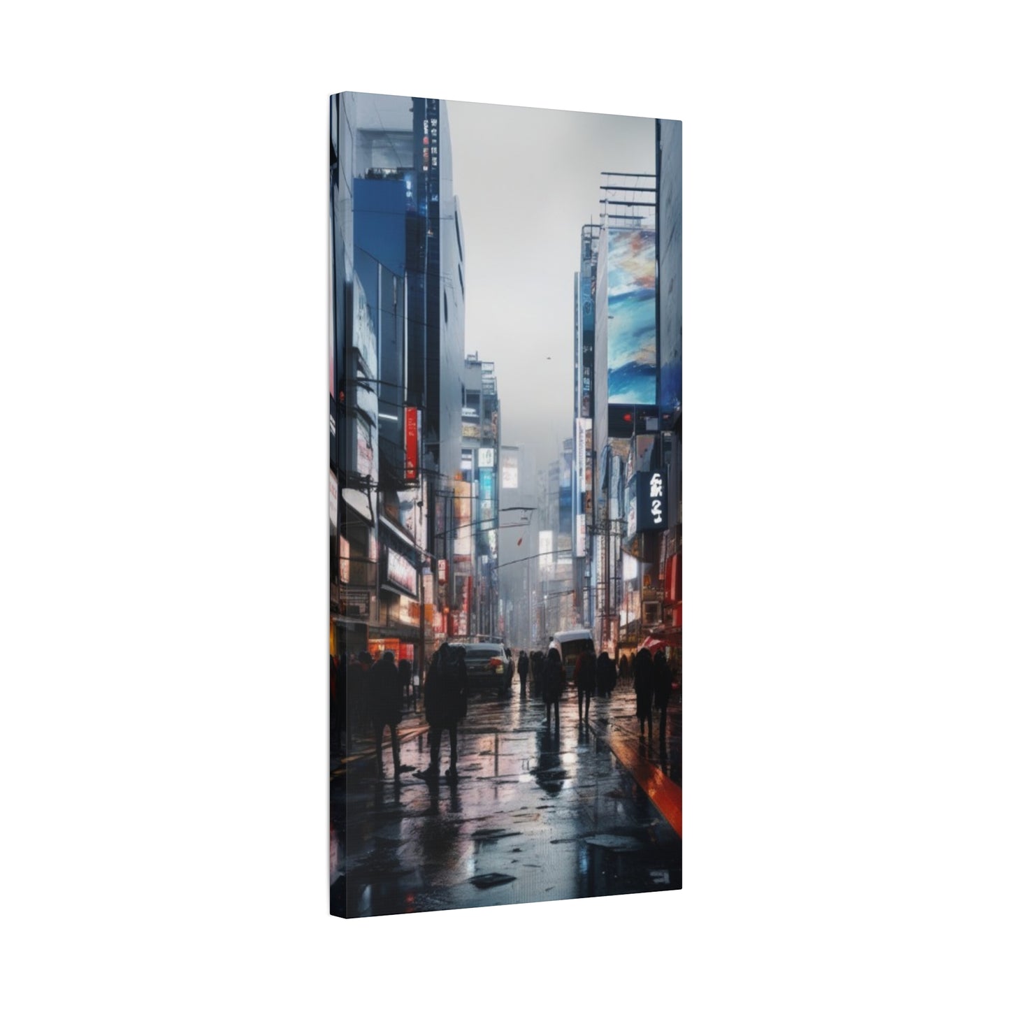Abstract Art Canvas Print – Modern Wall Art, Digital Artwork, Matte Canvas, Ready to Hang, Home & Office Décor, Modern Wall Décor, Urban Nightlife Canvas Art - Modern Cityscape Wall Decor
