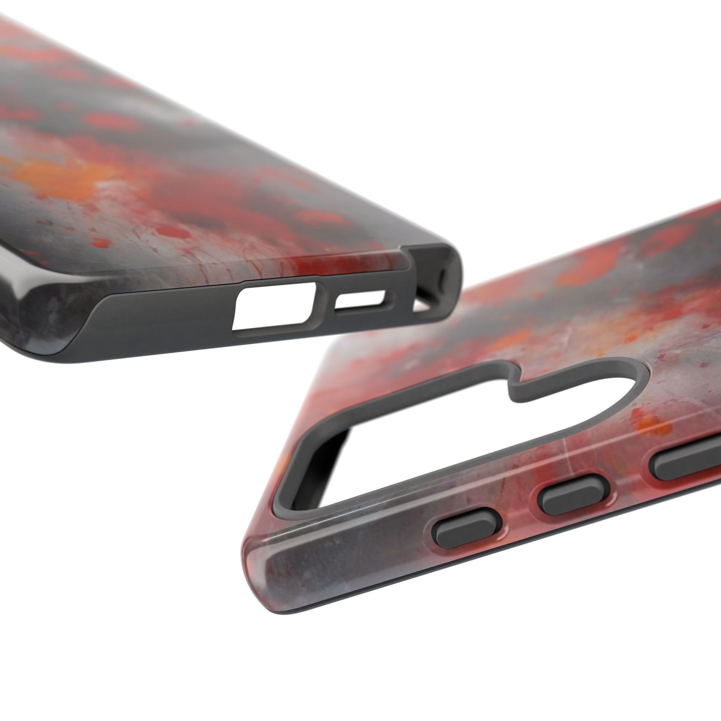 Tough Case Phone Case for Samsung Galaxy S25/S24 – Dual Layer, Matte/Glossy Finish, Wireless Charging Compatible