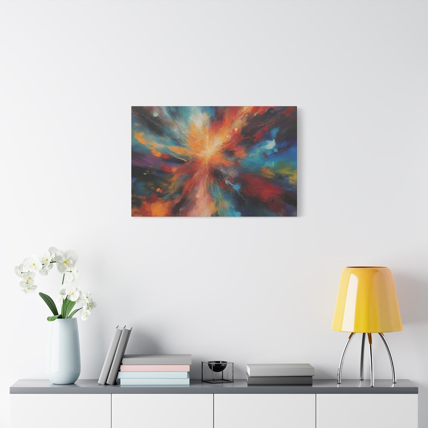 Abstract Art Canvas Print – Modern Wall Art, Digital Artwork, Matte Canvas, Ready to Hang, Home & Office Décor, Modern Wall Décor