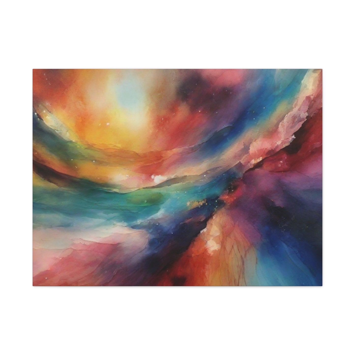 Abstract Art Canvas Print – Modern Wall Art, Digital Artwork, Space, Galaxy, Matte Canvas, Ready to Hang, Home & Office Décor, Modern Wall Décor