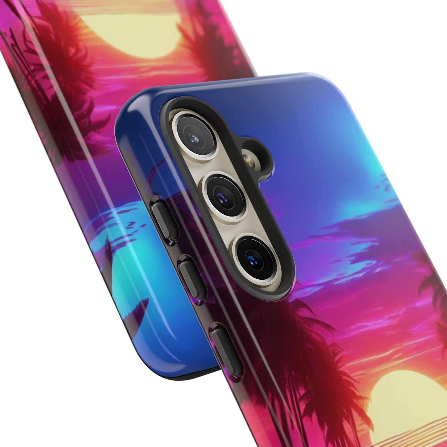 Tough Case Phone Case for Samsung Galaxy S25/S24 – Dual Layer, Matte/Glossy Finish, Wireless Charging Compatible