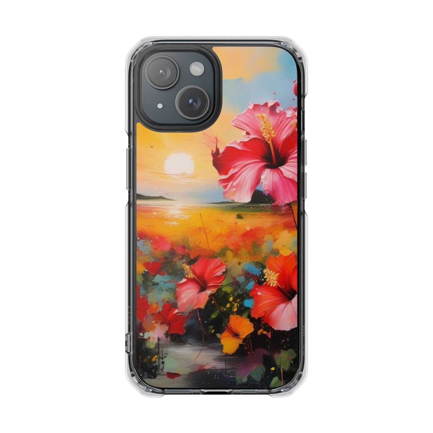Magnetic Phone Case for iPhone 16/15/14 | Stylish Clear Impact Case, Trendy Protection for iPhone, Unique Gifts for Tech Lovers, Modern Aesthetic