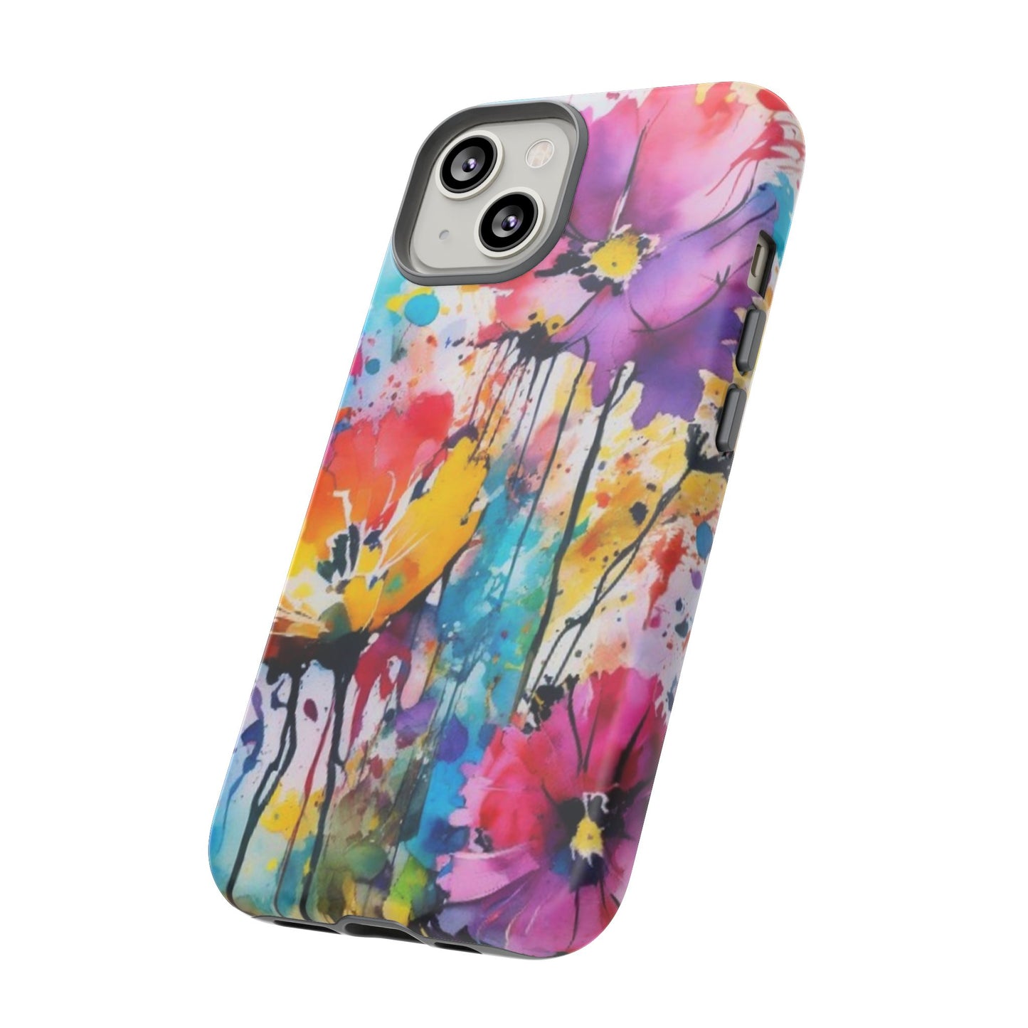 Tough Case Phone Case for iPhone 14,15,16 – Dual Layer, Matte/Glossy Finish, Wireless Charging Compatible