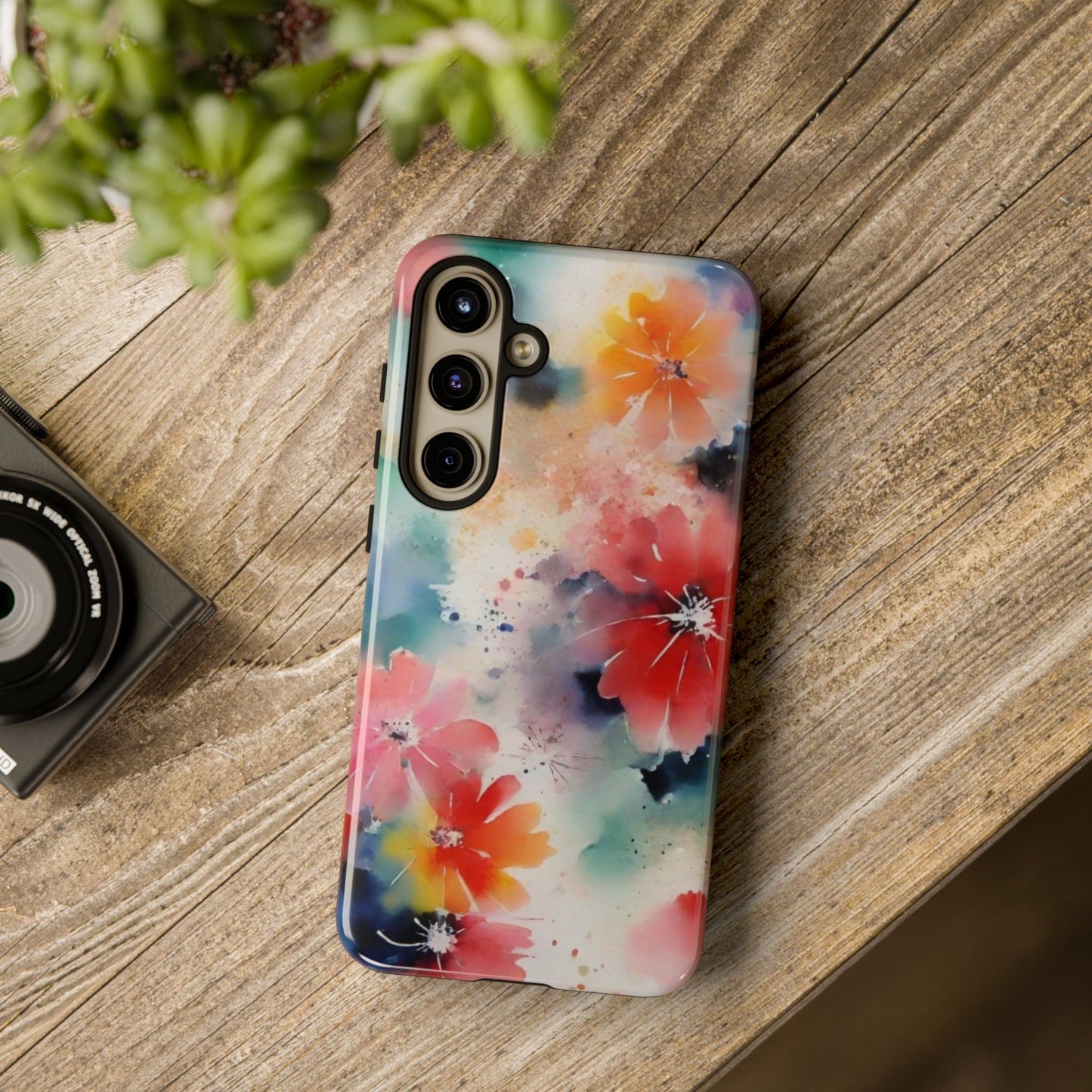 Tough Case Phone Case for Samsung Galaxy S25/S24 – Dual Layer, Matte/Glossy Finish, Wireless Charging Compatible