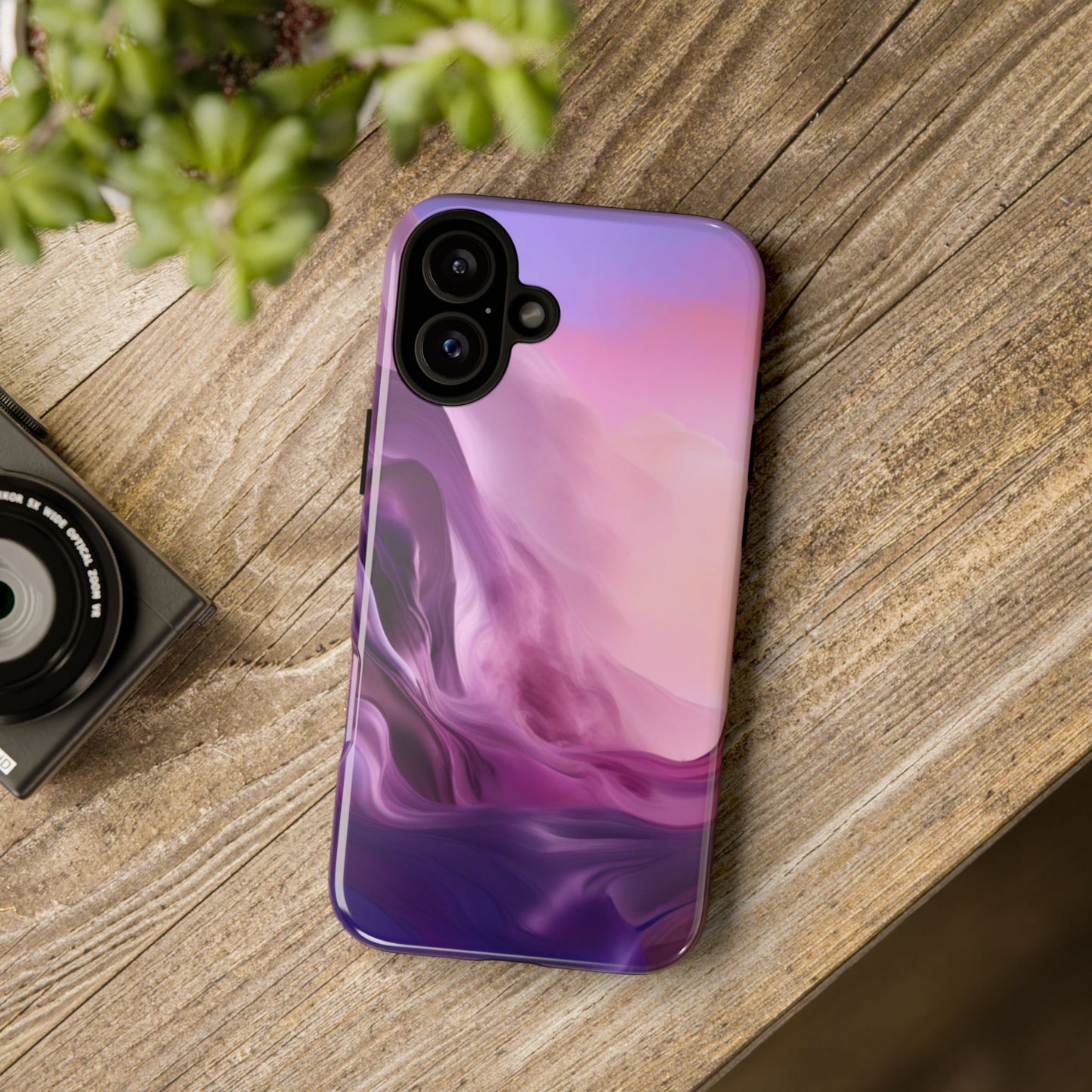 iPhone Tough Case Phone Case for iPhone 14\15\16 – Dual Layer, Matte/Glossy Finish, Wireless Charging Compatible