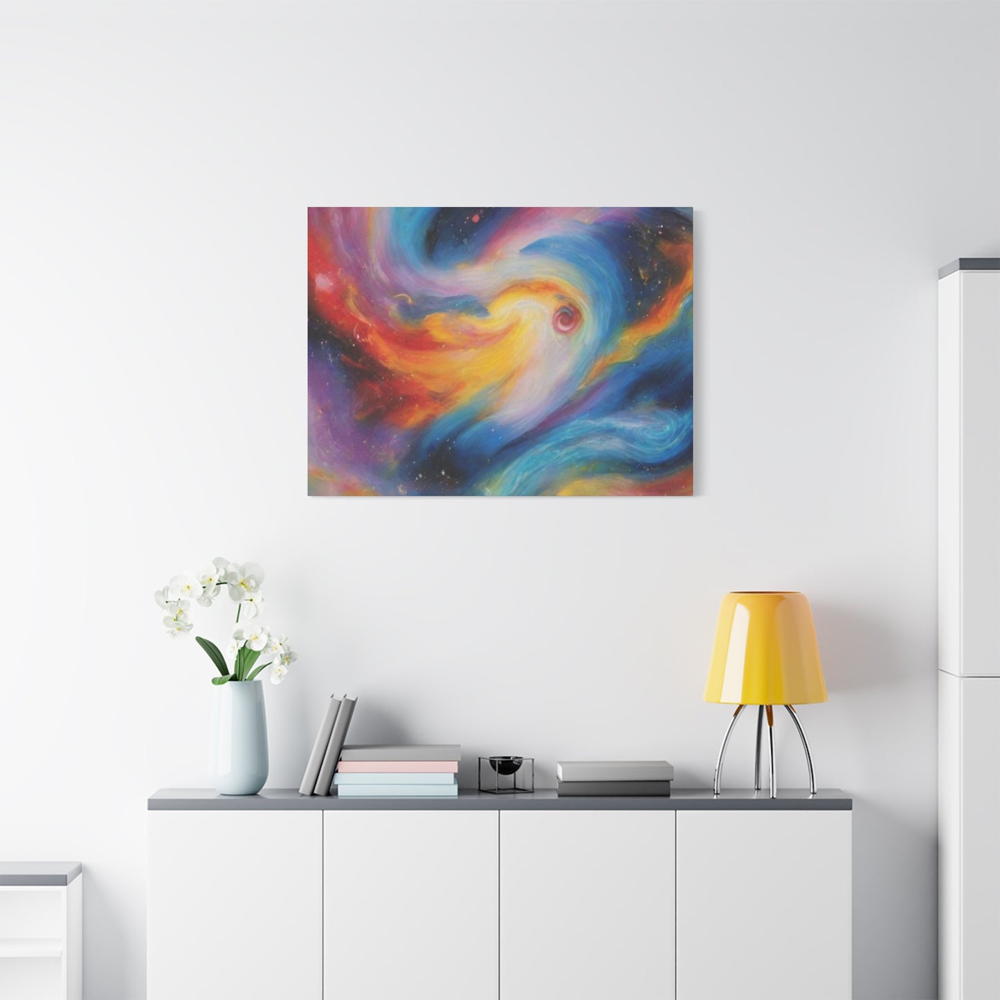 Abstract Art Canvas Print – Modern Wall Art, Digital Artwork, Matte Canvas, Ready to Hang, Home & Office Décor, Modern Wall Décor - Vibrant Stretched 1.25" Print