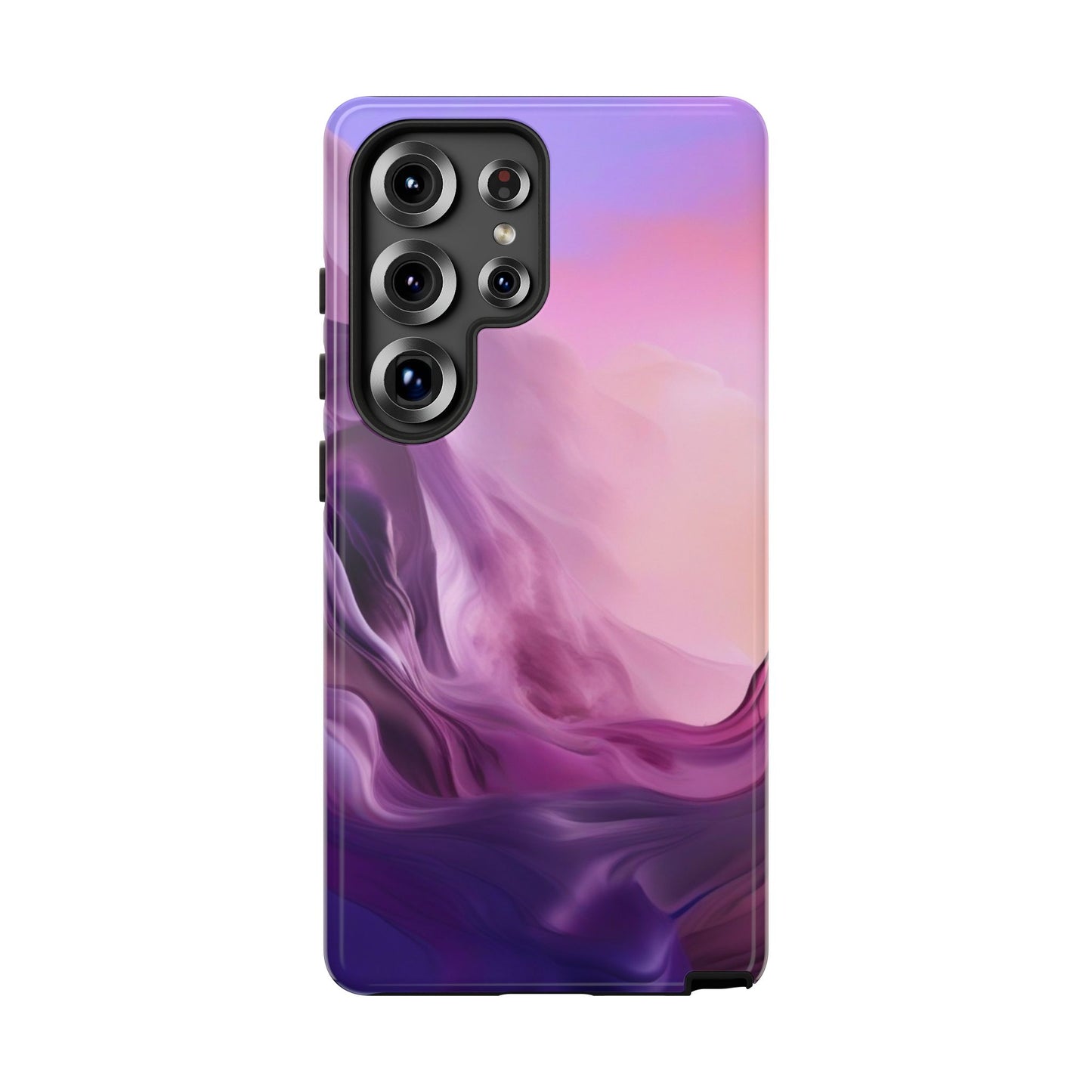 Tough Case Phone Case for Samsung Galaxy S25/S24 – Dual Layer, Matte/Glossy Finish, Wireless Charging Compatible