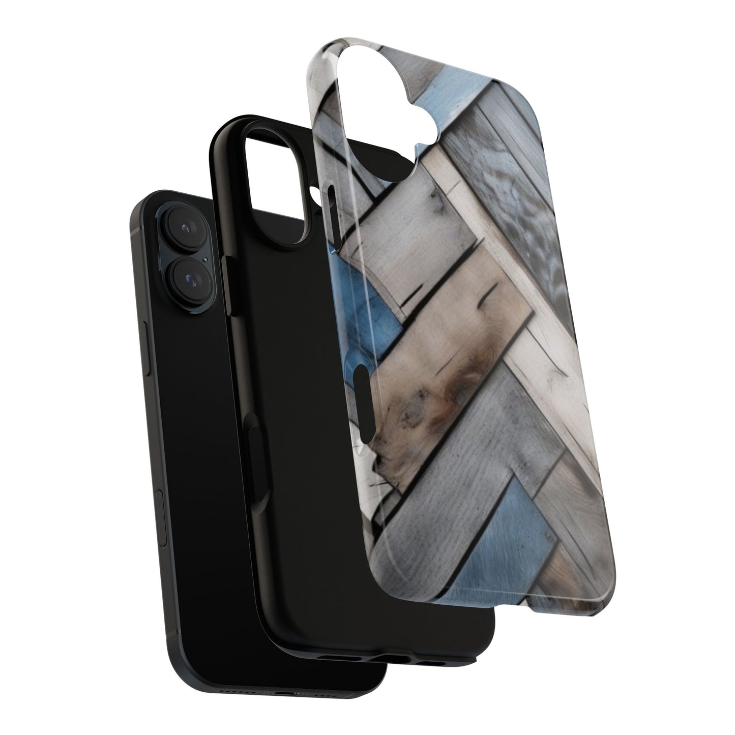 Tough Case Phone Case for iPhone 16, Samsung Galaxy S25 – Dual Layer, Matte/Glossy Finish, Wireless Charging Compatible