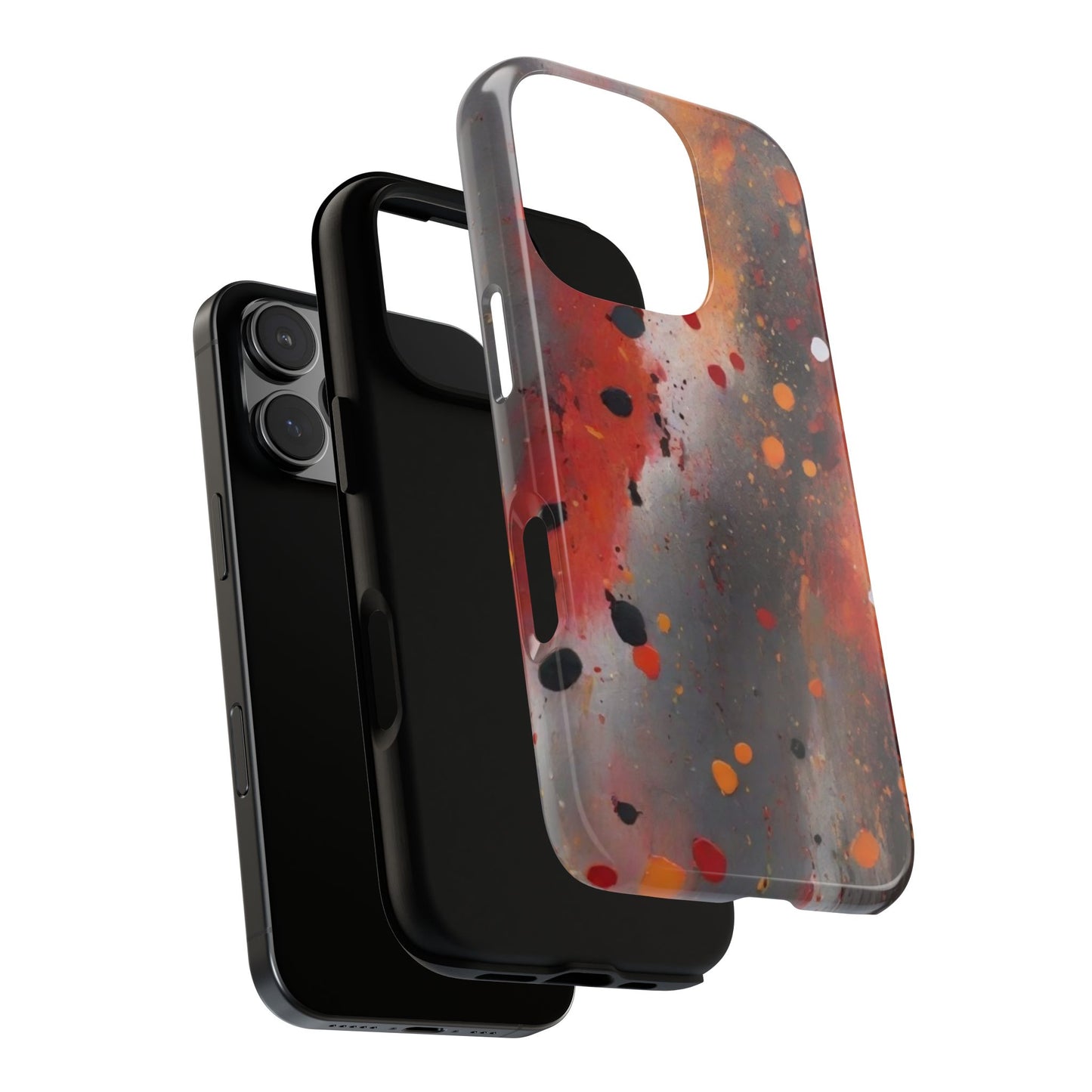iPhone Tough Case Phone Case for iPhone 14\15\16 – Dual Layer, Matte/Glossy Finish, Wireless Charging Compatible
