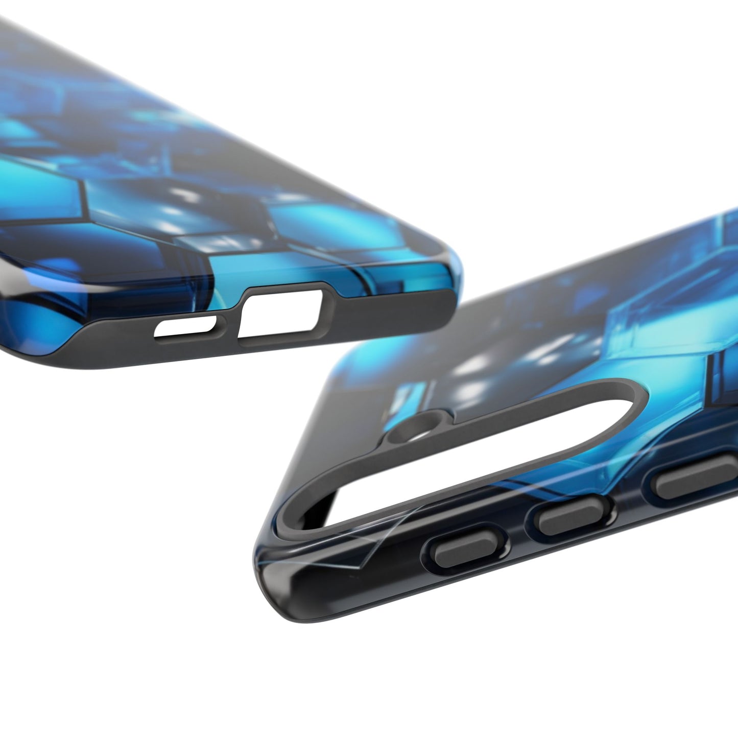 Tough Case Phone Case for Samsung Galaxy S25/S24– Dual Layer, Matte/Glossy Finish, Wireless Charging Compatible