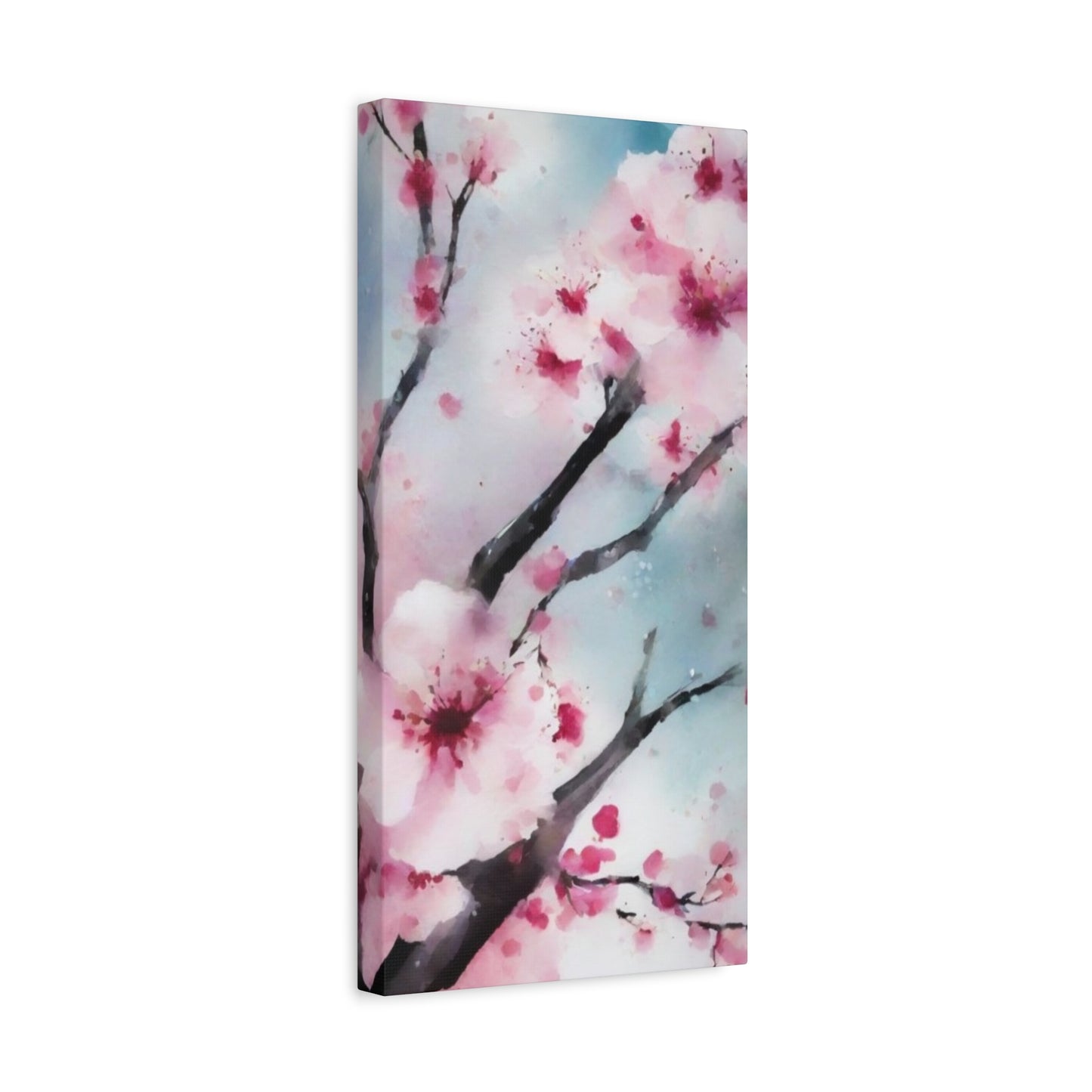 Abstract Art Canvas Print – Modern Wall Art, Digital Artwork, Matte Canvas, Ready to Hang, Home & Office Décor, Modern Wall Décor, Cherry Blossom Canvas Art - Floral Wall Decor