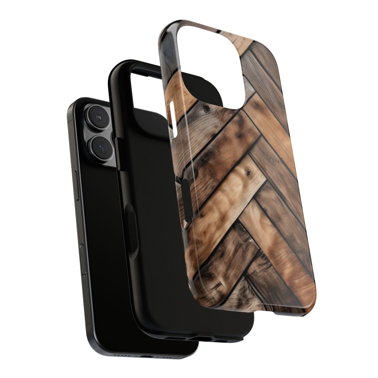 Tough Case Phone Case for iPhone 16/16 Plus/16 Pro/ 16 Pro Max – Dual Layer, Matte/Glossy Finish, Wireless Charging Compatible