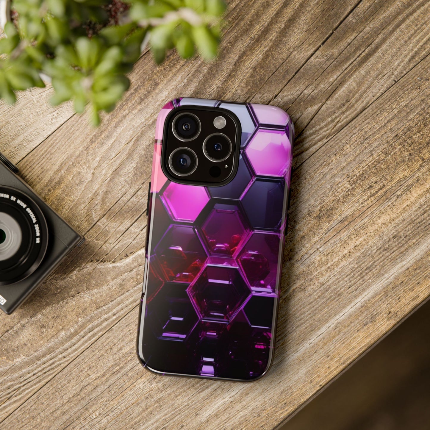 iPhone Tough Case Phone Case for iPhone 14\15\16 – Dual Layer, Matte/Glossy Finish, Wireless Charging Compatible