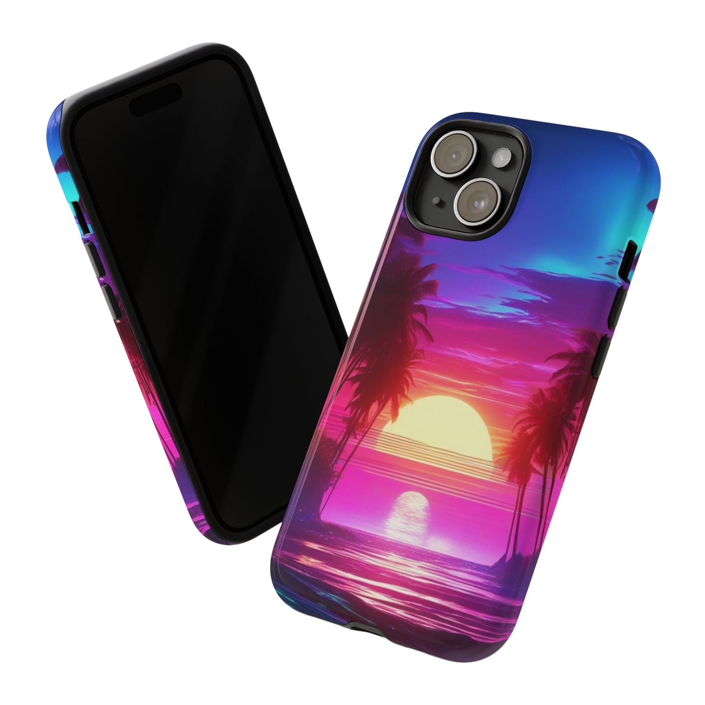 iPhone Tough Case Phone Case for iPhone 14\15\16 – Dual Layer, Matte/Glossy Finish, Wireless Charging Compatible