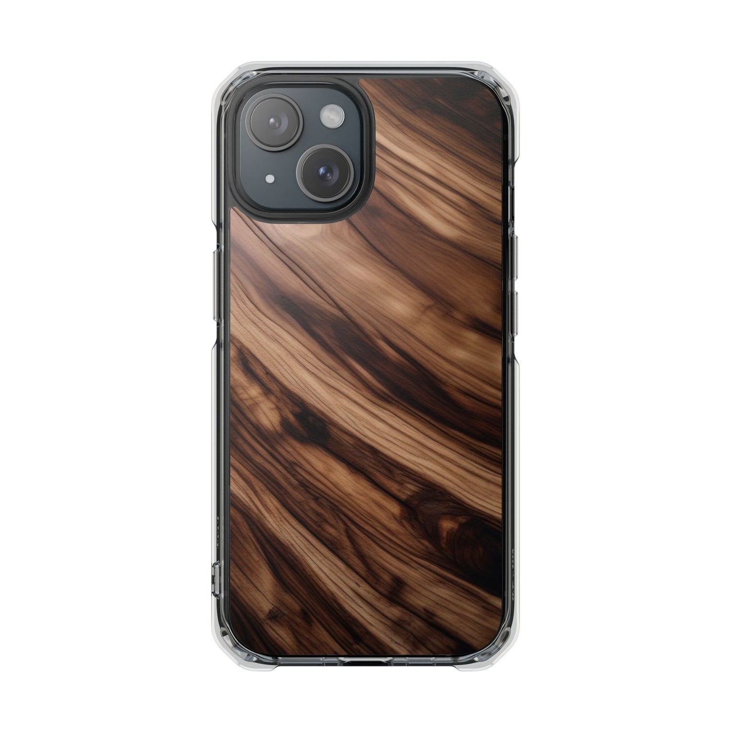 Magnetic Phone Case for iPhone 16/15/14 - Stylish Wood Texture, Durable Protection, Perfect Gift for Him/Her, Ideal for Any Occasion