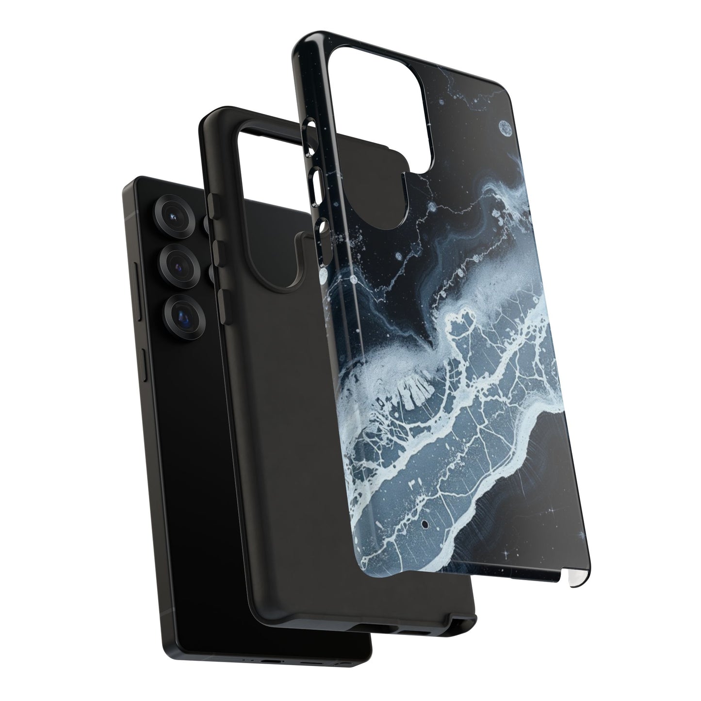 Tough Case Phone Case for iPhone 16, Samsung Galaxy S25– Dual Layer, Matte/Glossy Finish, Wireless Charging Compatible