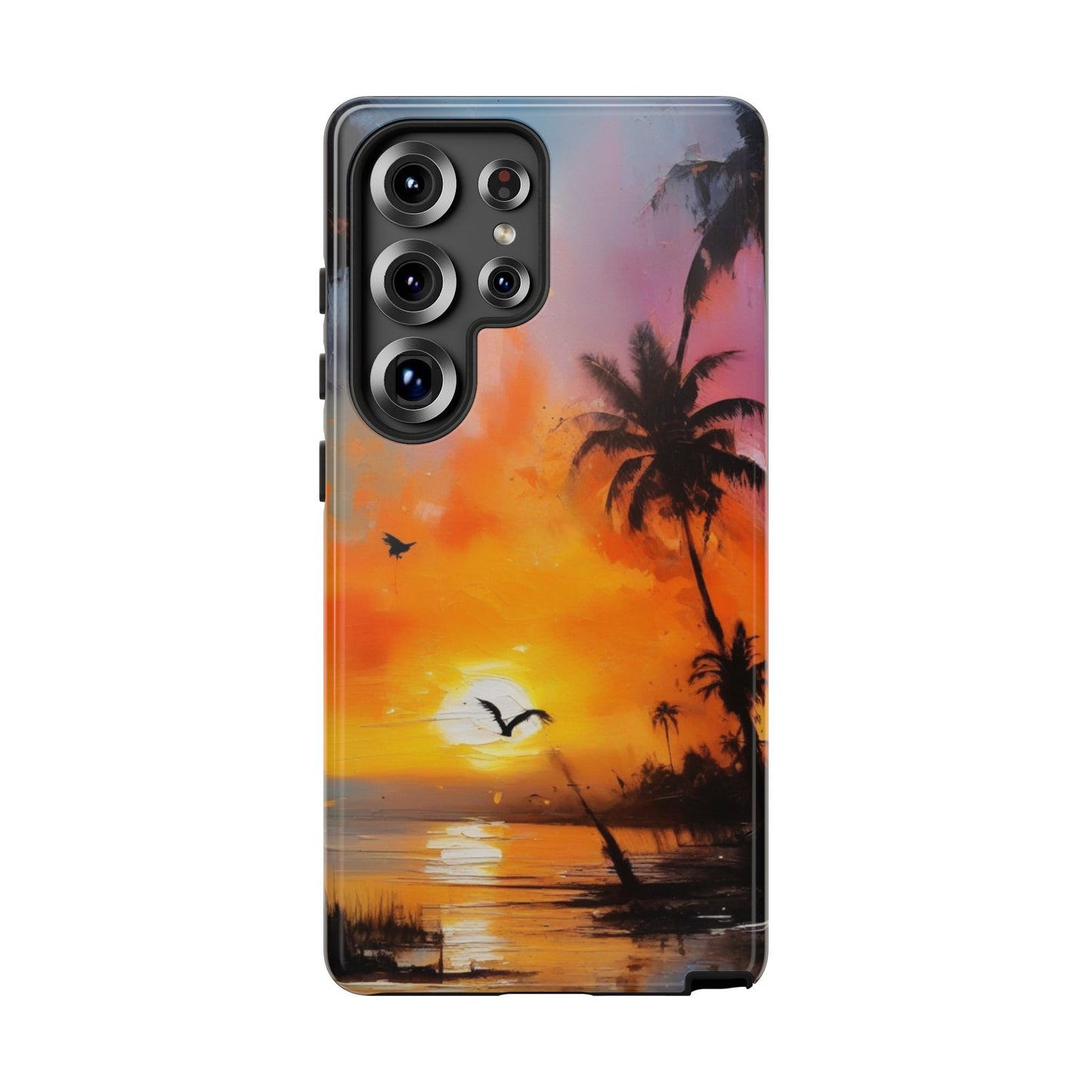 Tough Case Phone Case for Samsung Galaxy S25/S24 – Dual Layer, Matte/Glossy Finish, Wireless Charging Compatible