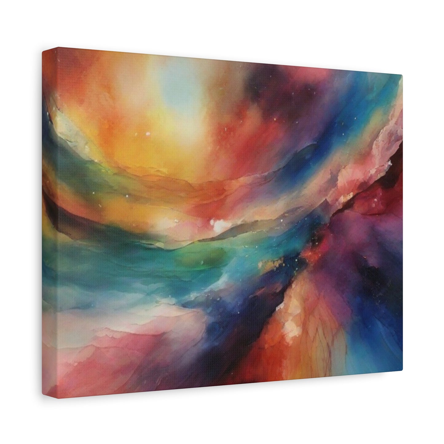 Abstract Art Canvas Print – Modern Wall Art, Digital Artwork, Space, Galaxy, Matte Canvas, Ready to Hang, Home & Office Décor, Modern Wall Décor
