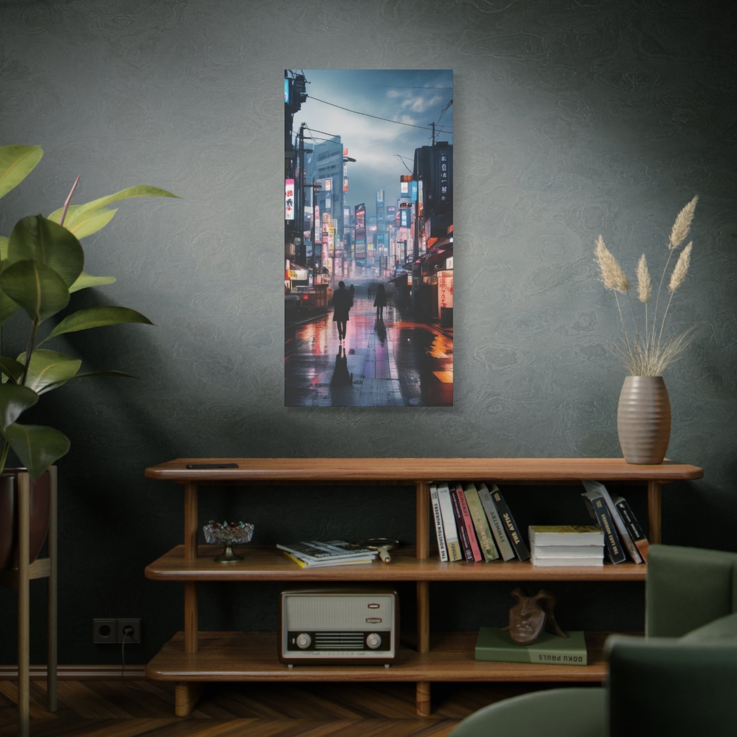 Abstract Art Canvas Print – Modern Wall Art, Matte Canvas, Ready to Hang, Home & Office Décor, Modern Wall Décor, Urban Cityscape Canvas Art - Stretched Matte 1.25"