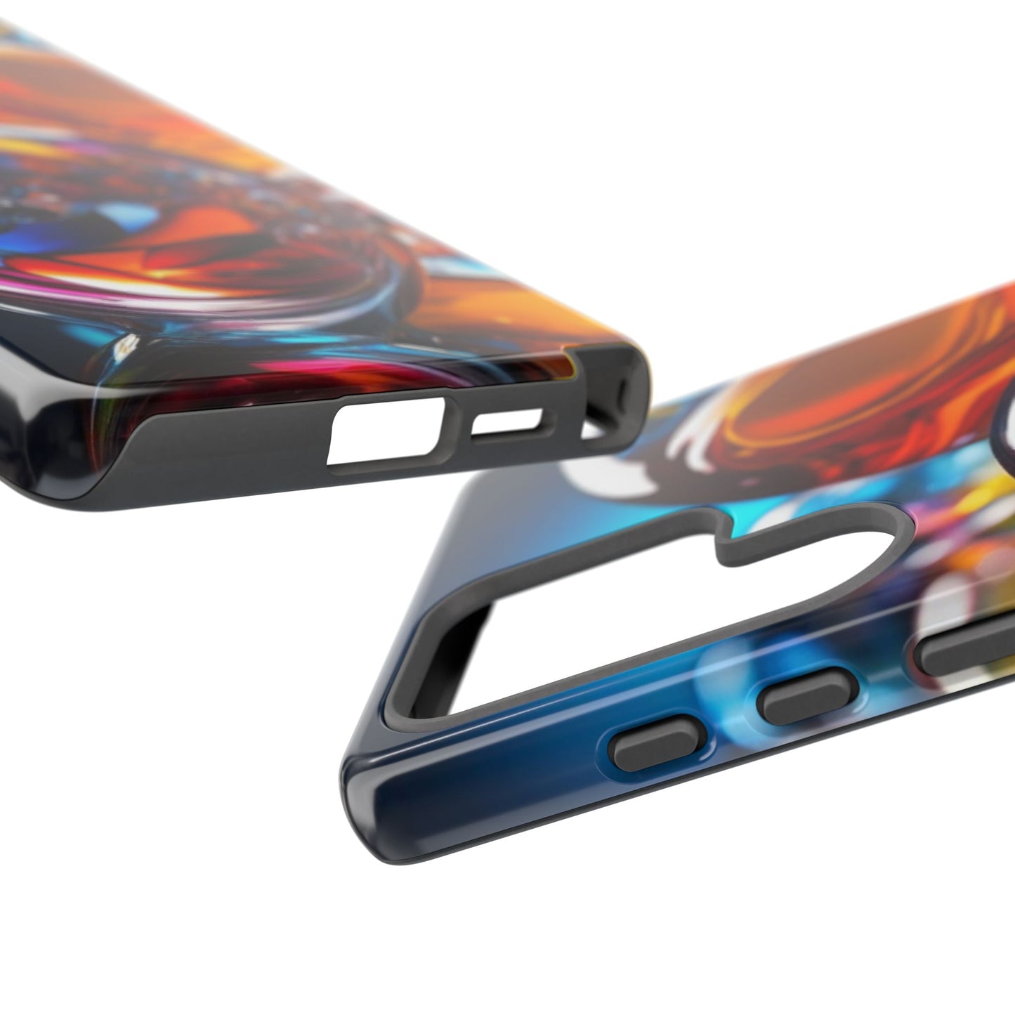 Tough Case Phone Case for Samsung Galaxy S25/S24 – Dual Layer, Matte/Glossy Finish, Wireless Charging Compatible