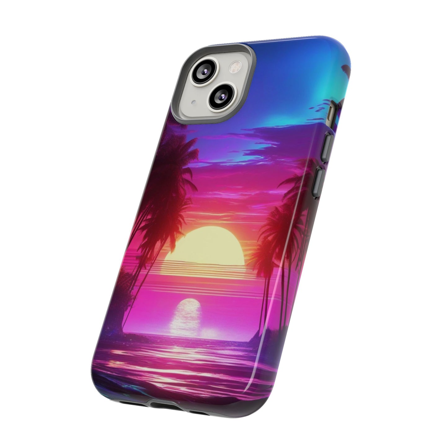 iPhone Tough Case Phone Case for iPhone 14\15\16 – Dual Layer, Matte/Glossy Finish, Wireless Charging Compatible