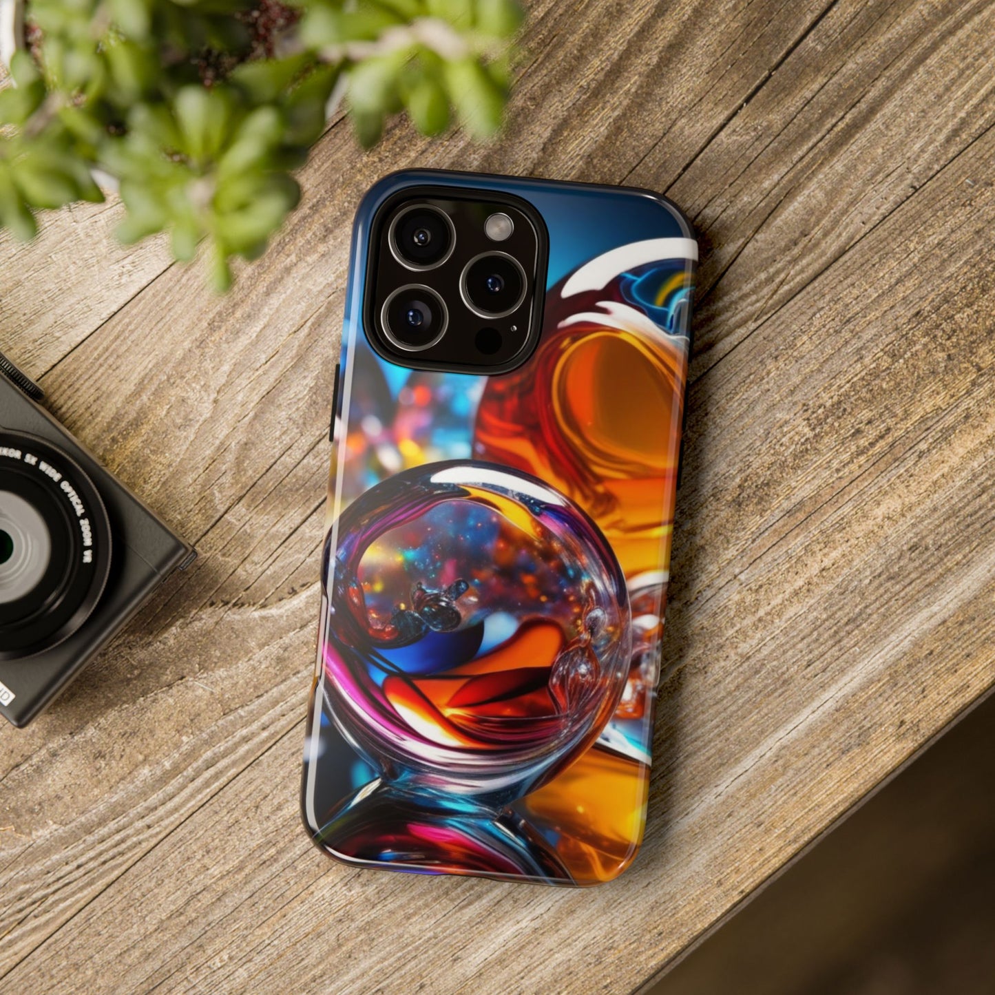 iPhone Tough Case Phone Case for iPhone 14\15\16 – Dual Layer, Matte/Glossy Finish, Wireless Charging Compatible