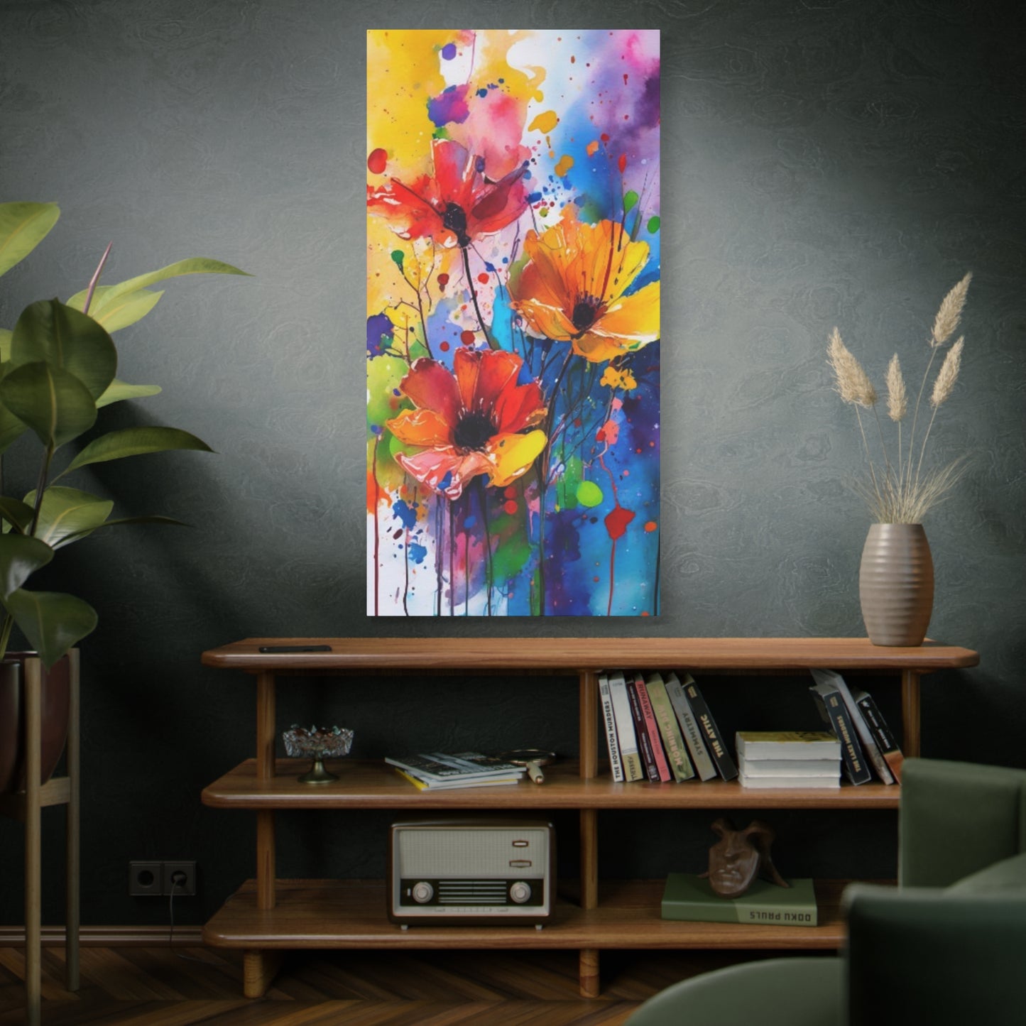 Abstract Art Canvas Print – Modern Wall Art, Digital Artwork, Matte Canvas, Ready to Hang, Home & Office Décor, Modern Wall Décor
