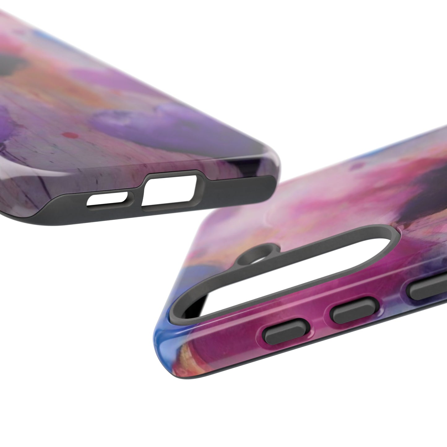 iPhone Tough Case Phone Case for iPhone 16, Samsung Galaxy S25 – Dual Layer, Matte/Glossy Finish, Wireless Charging Compatible