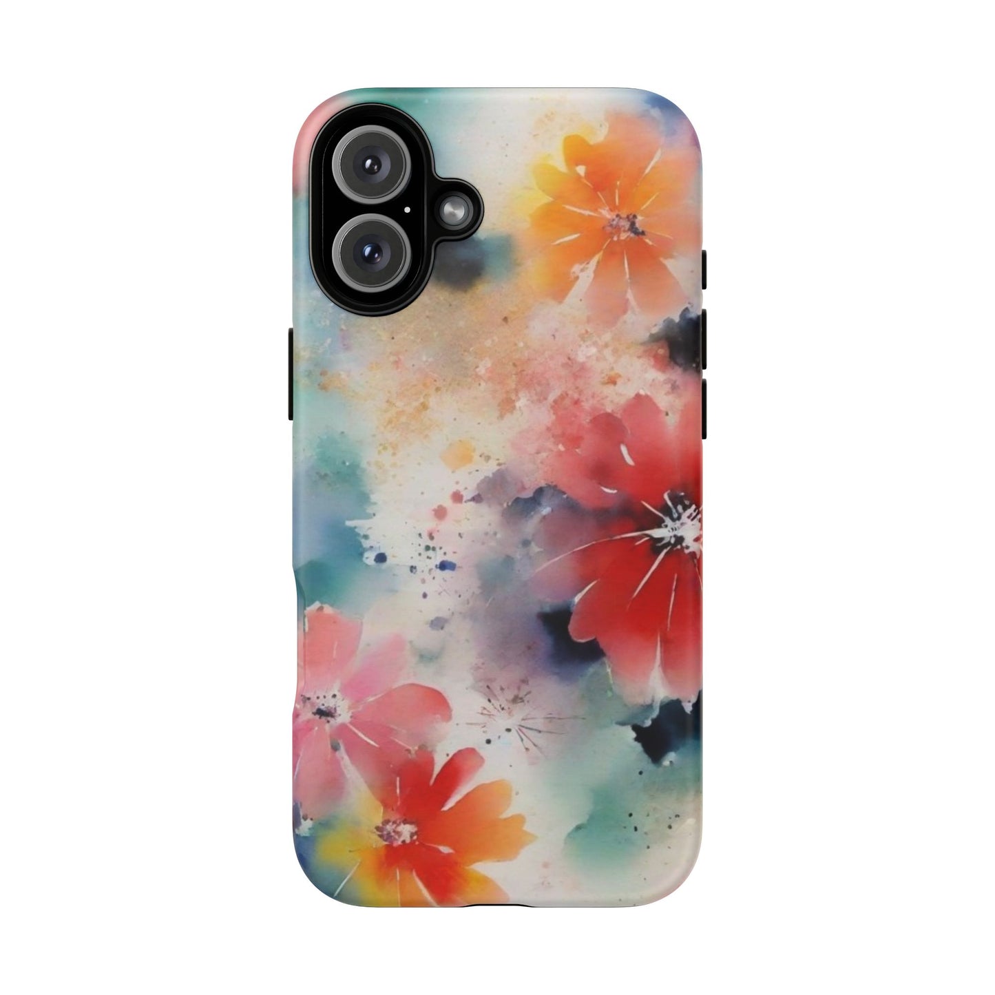 iPhone Tough Case Phone Case for iPhone 16– Dual Layer, Matte/Glossy Finish, Wireless Charging Compatible