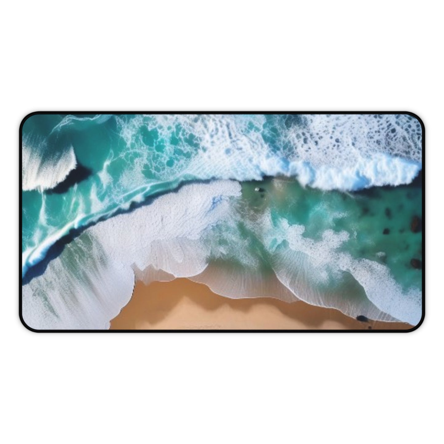 Large Gaming Mouse Pad – Premium Mouse Pad & Tech Accessory for Home & Office, Premium Desk Mat, Gaming Mouse Pad, Non-slip, Ocean Waves Desk Mat – Create a Serene Workspace