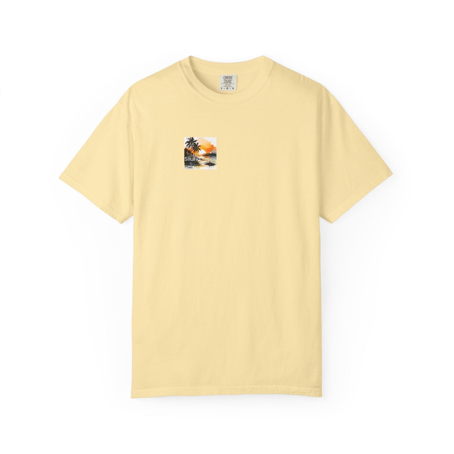 Tropical Sunset T-shirt | Unisex Garment-Dyed Tee | Beach Vibe, Summer Fashion, Vacation Essential, Gift Idea, Relaxed Style