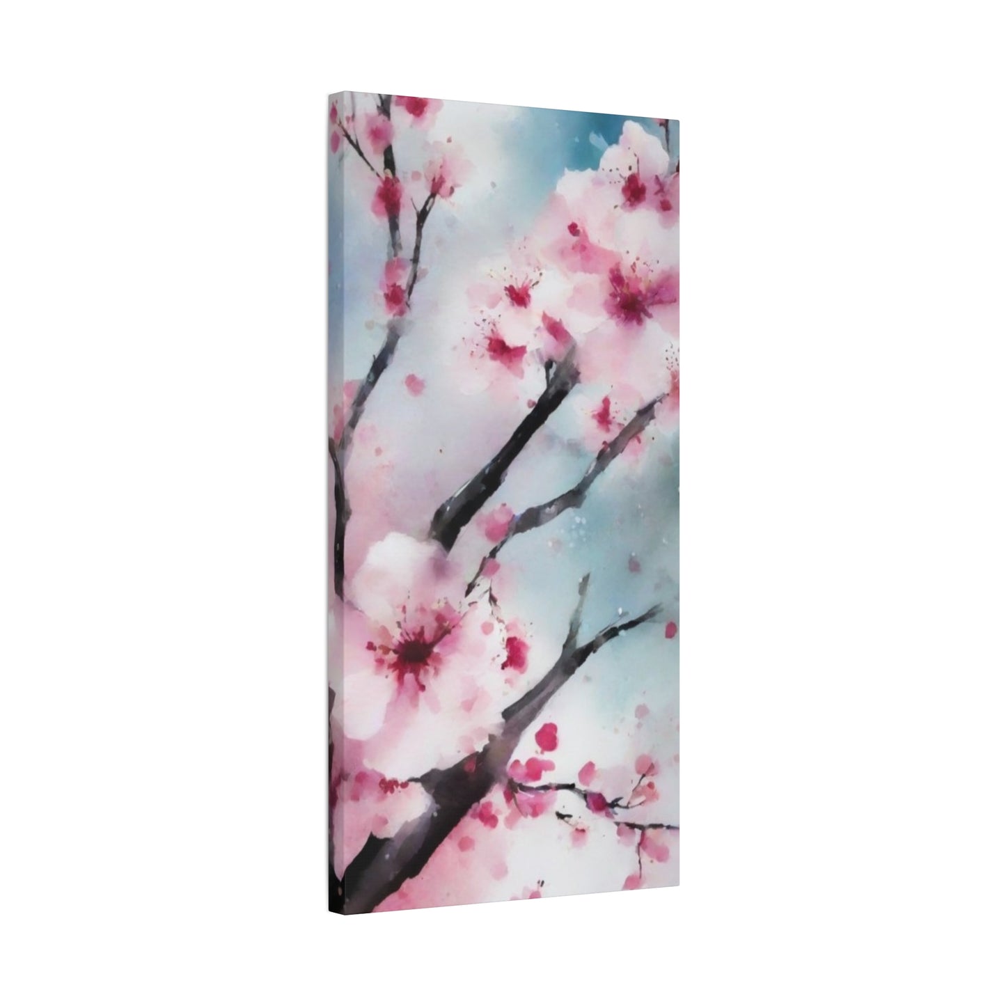 Abstract Art Canvas Print – Modern Wall Art, Digital Artwork, Matte Canvas, Ready to Hang, Home & Office Décor, Modern Wall Décor, Cherry Blossom Canvas Art - Floral Wall Decor