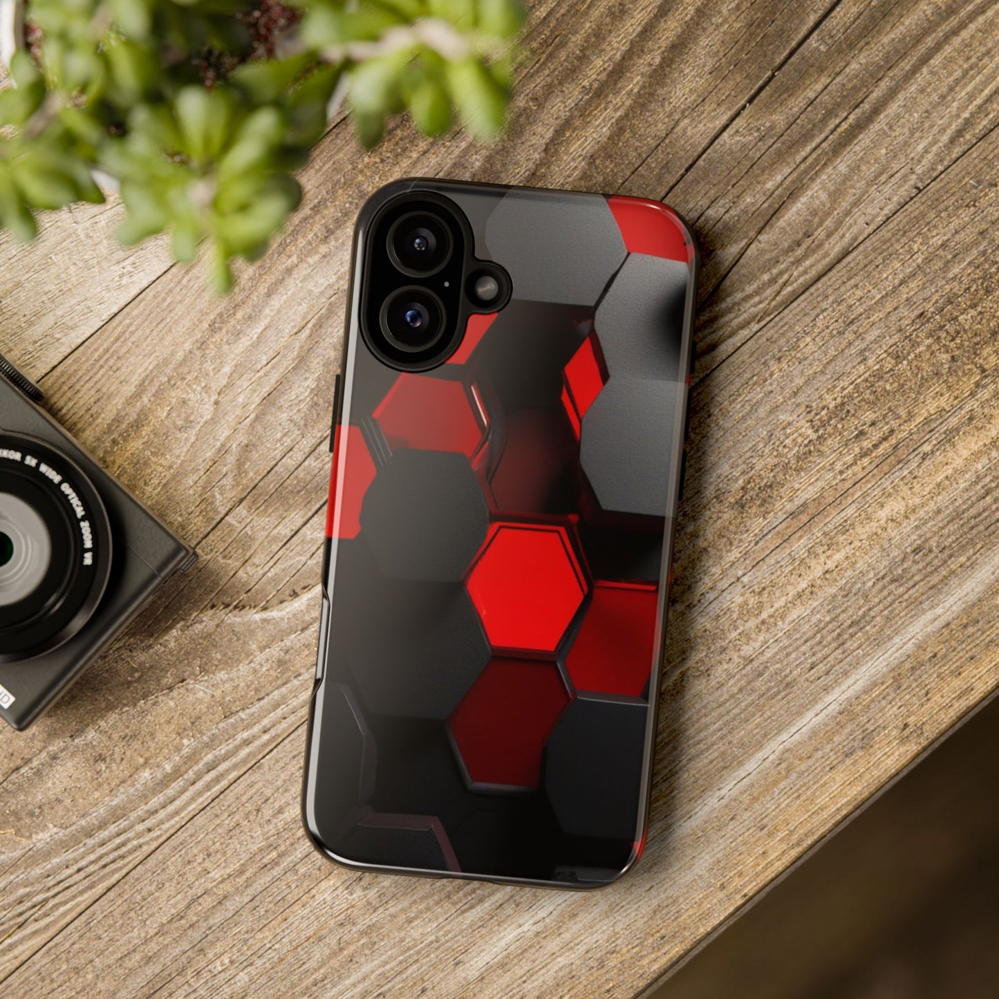 iPhone Tough Case Phone Case for iPhone 14\15\16 – Dual Layer, Matte/Glossy Finish, Wireless Charging Compatible